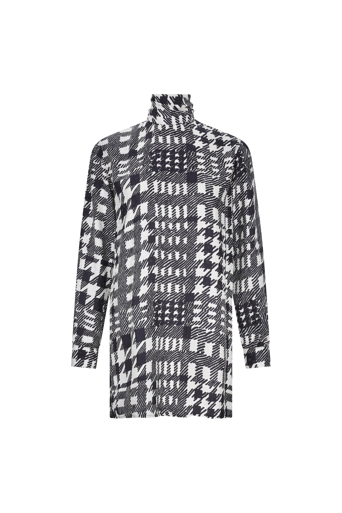 'PEGGYS HOUNDSTOOTH' BIANCA TUNIC - - Libertine