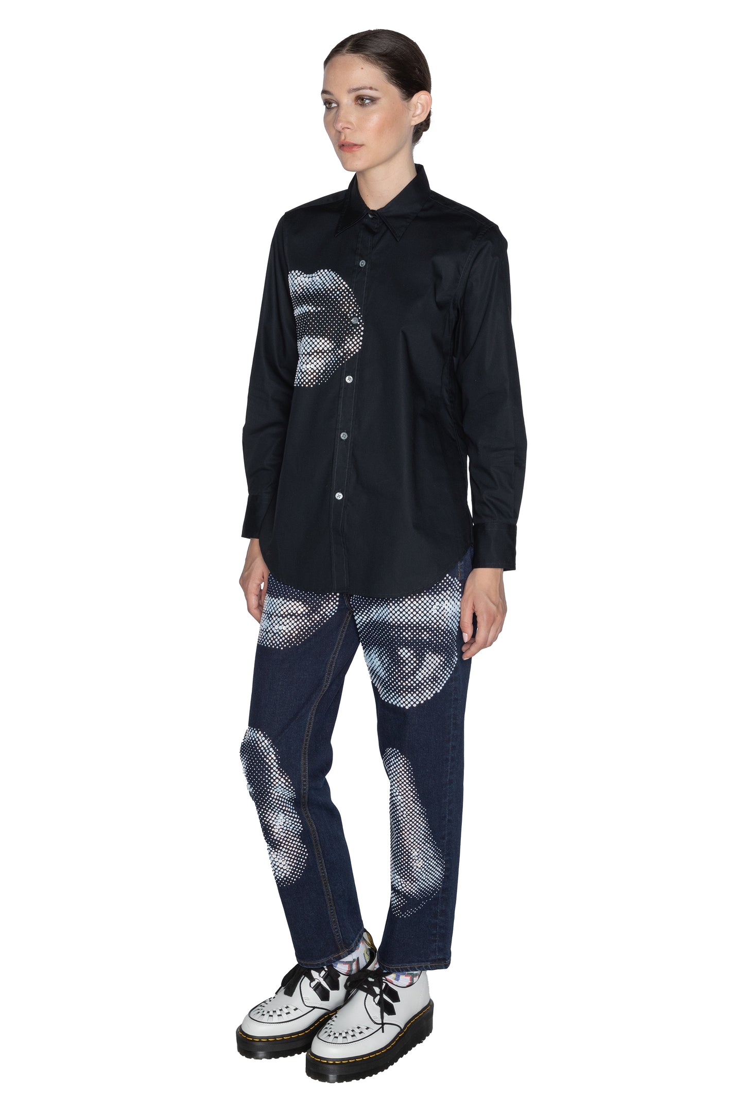 'FIVE SENSES CRYSTAL' NEW CLASSIC SHIRT - - Libertine