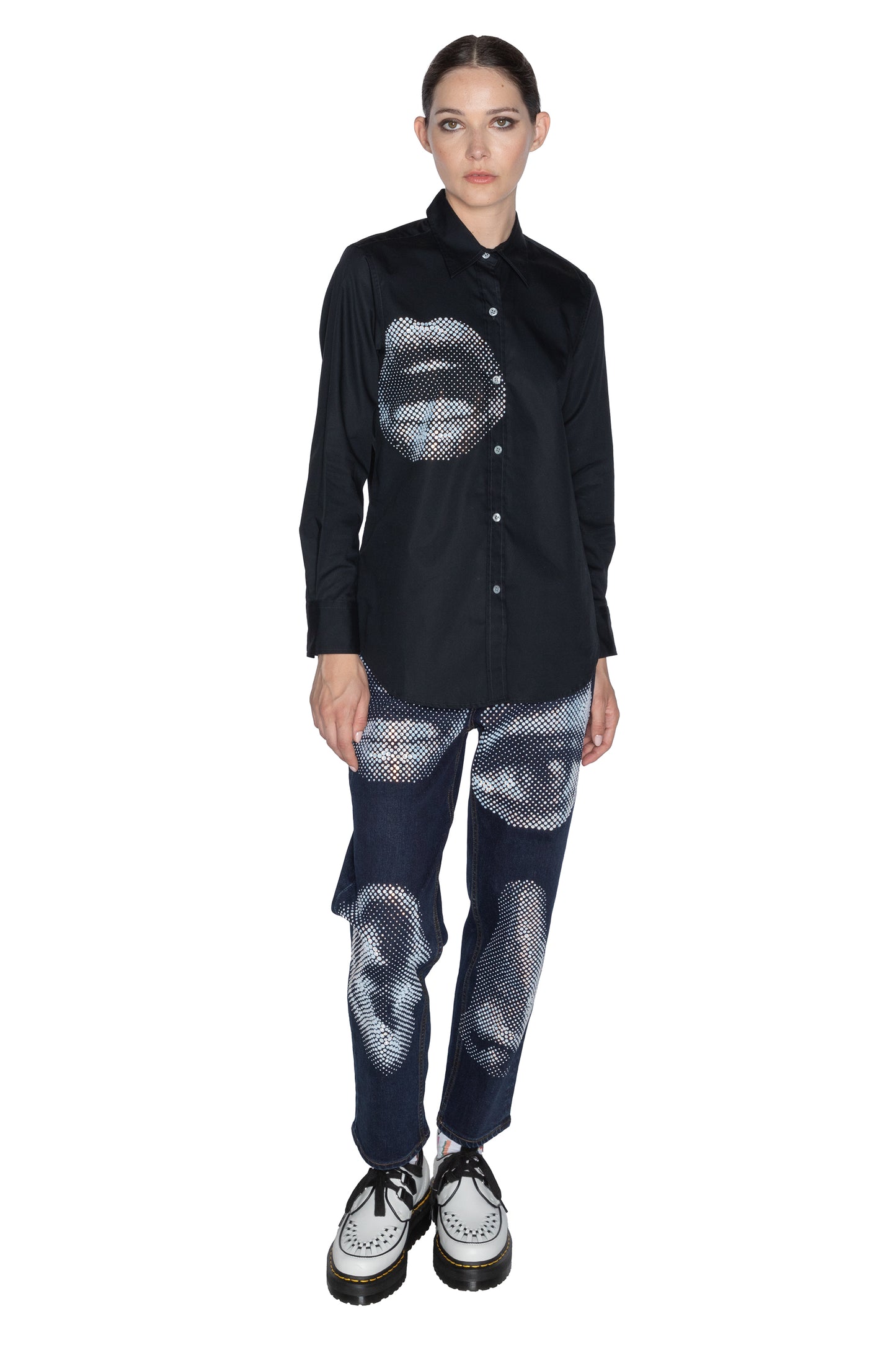 'FIVE SENSES CRYSTAL' NEW CLASSIC SHIRT - - Libertine