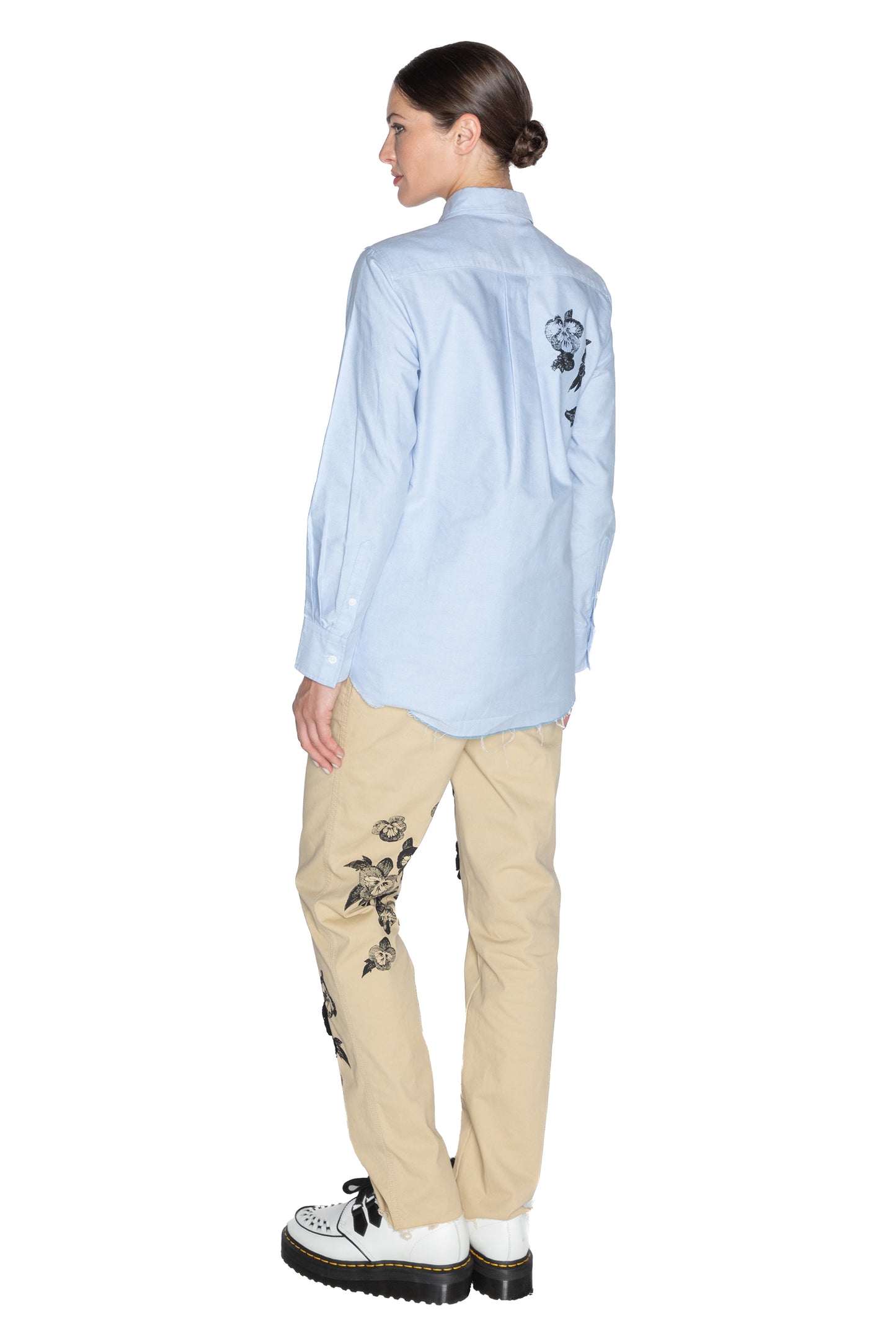 'PANSY GARDEN PATCH' NEW CLASSIC SHIRT - - Libertine