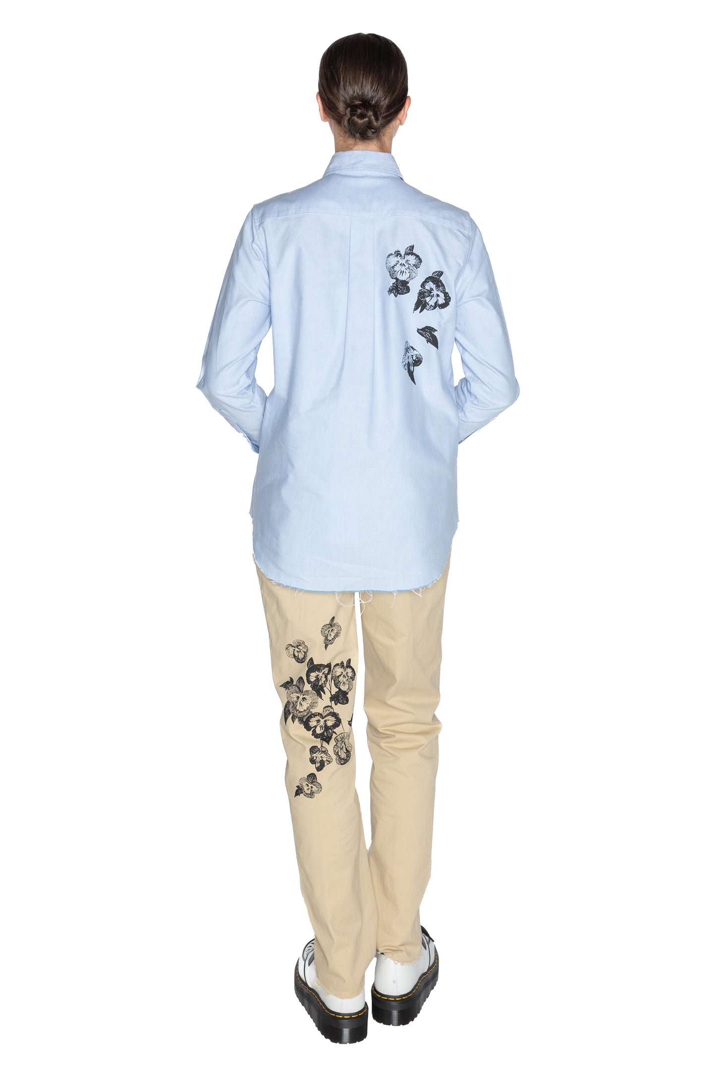 'PANSY GARDEN PATCH' NEW CLASSIC SHIRT - - Libertine