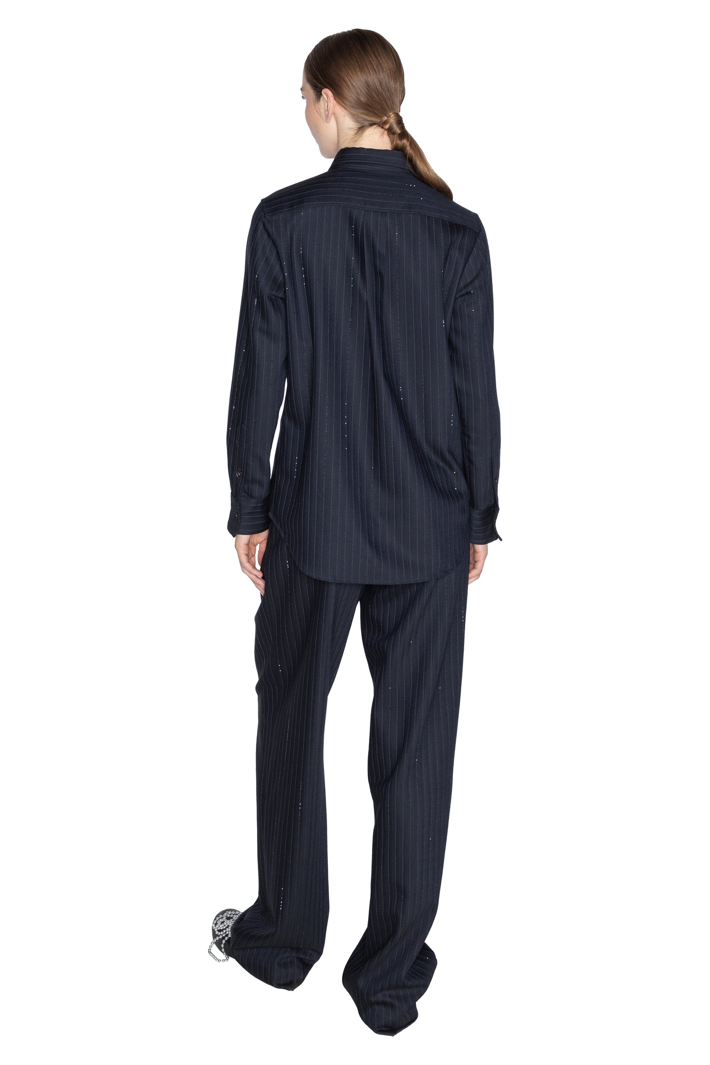 'CRYSTAL PINSTRIPE' NEW CLASSIC SHIRT - - Libertine