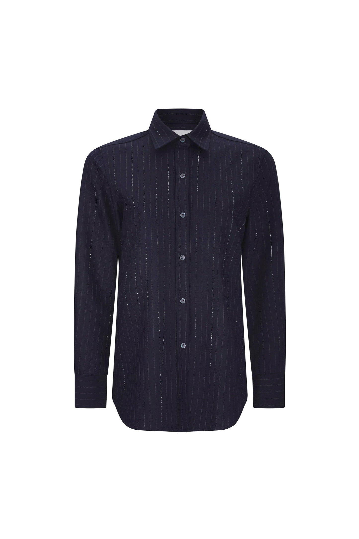 'CRYSTAL PINSTRIPE' NEW CLASSIC SHIRT - - Libertine