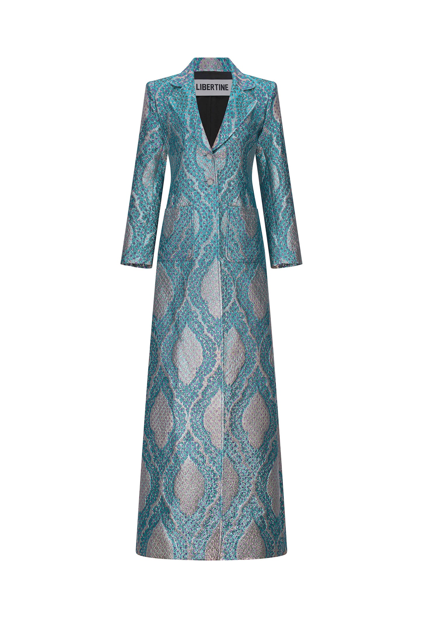 'TANGIER JACQUARD' MAXI COAT - - Libertine