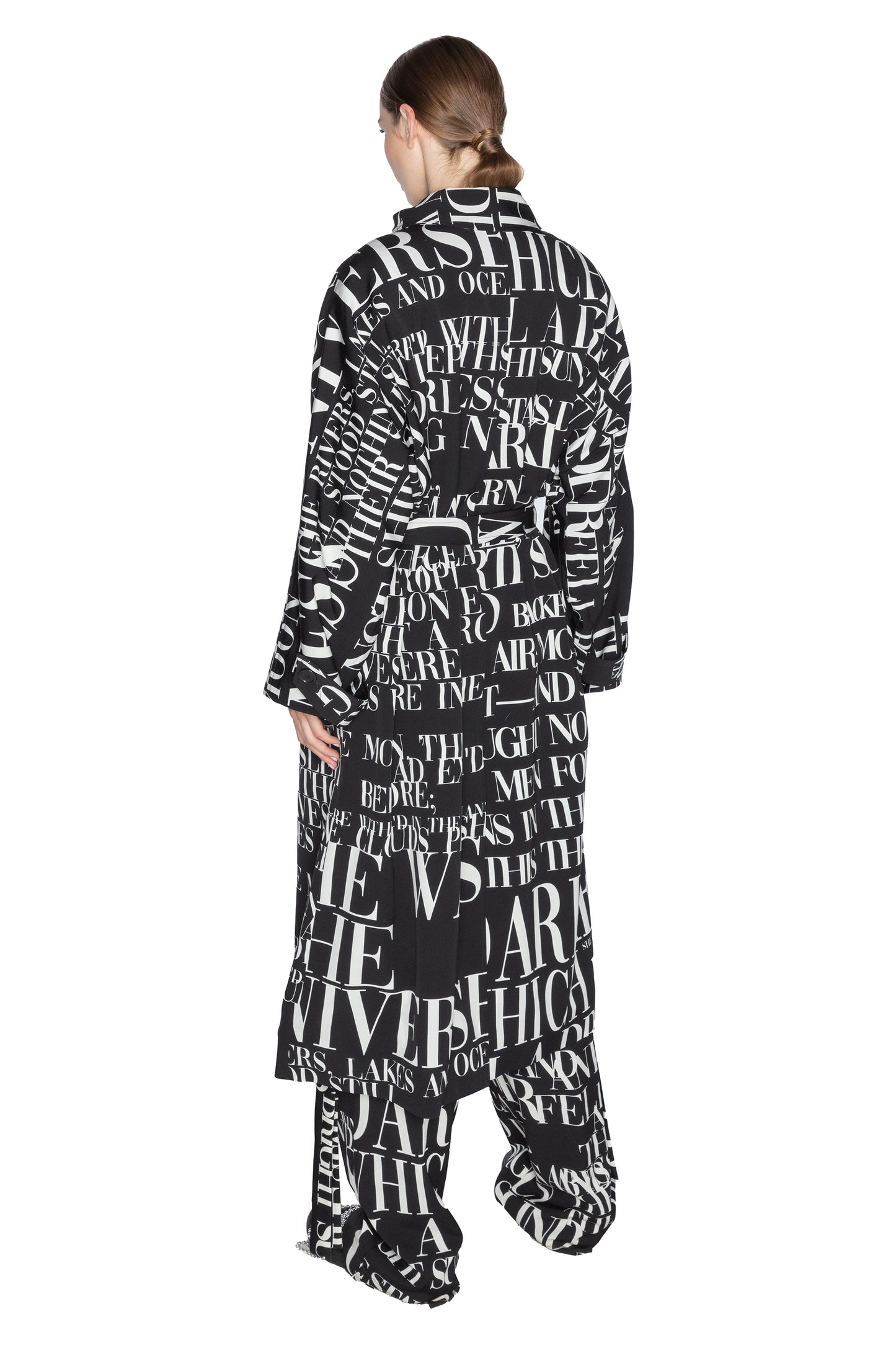 'POEME NOIR' NEW WAVE COAT - - Libertine