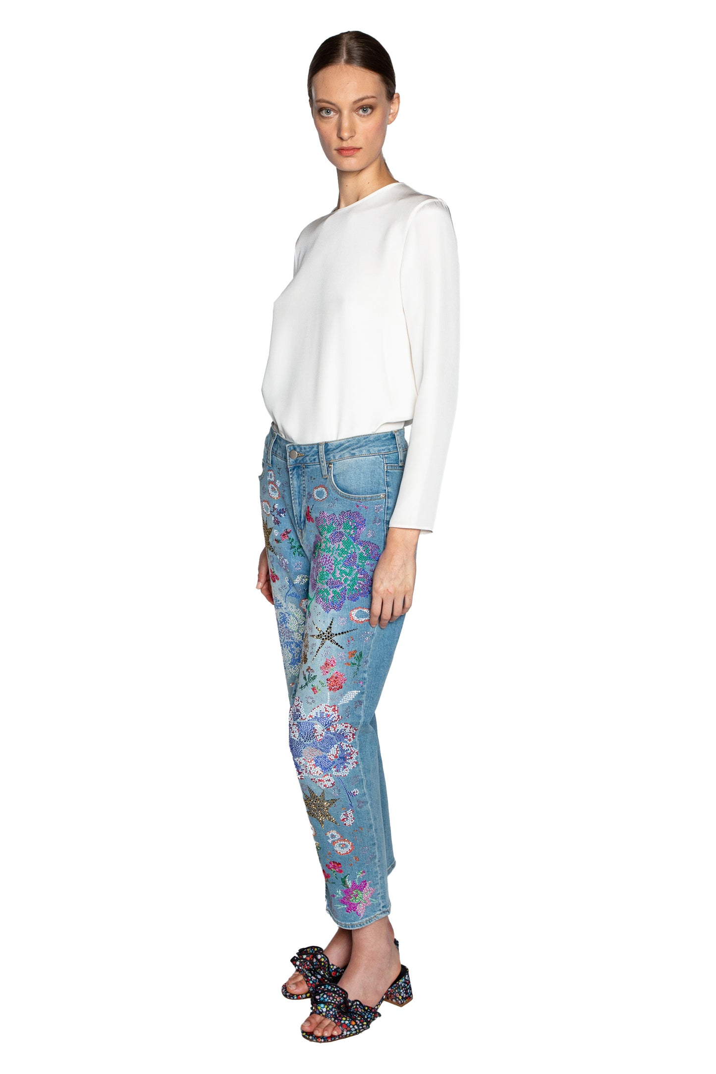 'LUXE BOUQUET' BOYFRIEND JEAN - - Libertine