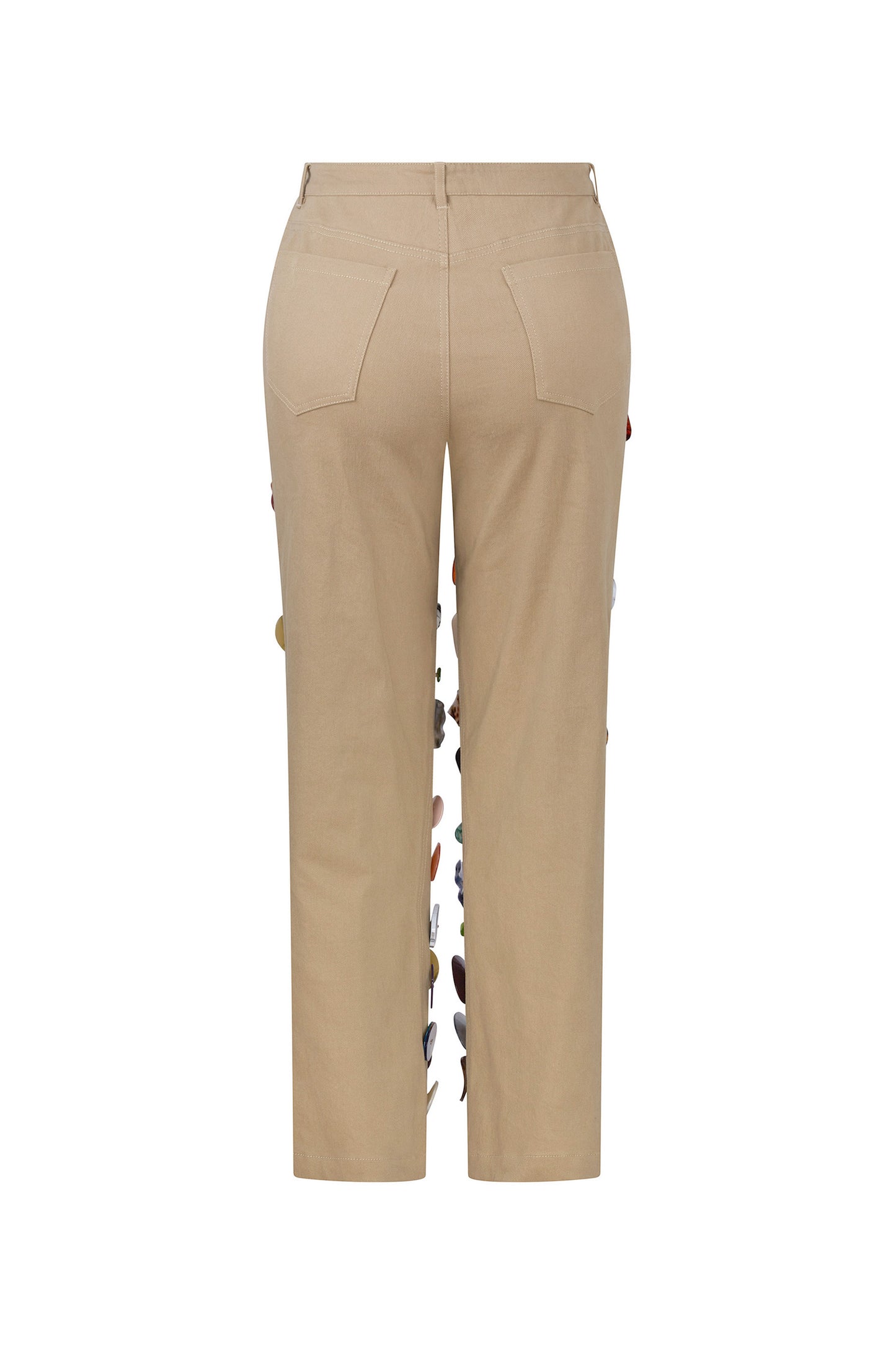 'MEMORY VASE' CROPPED WIDE LEG PANT - - Libertine