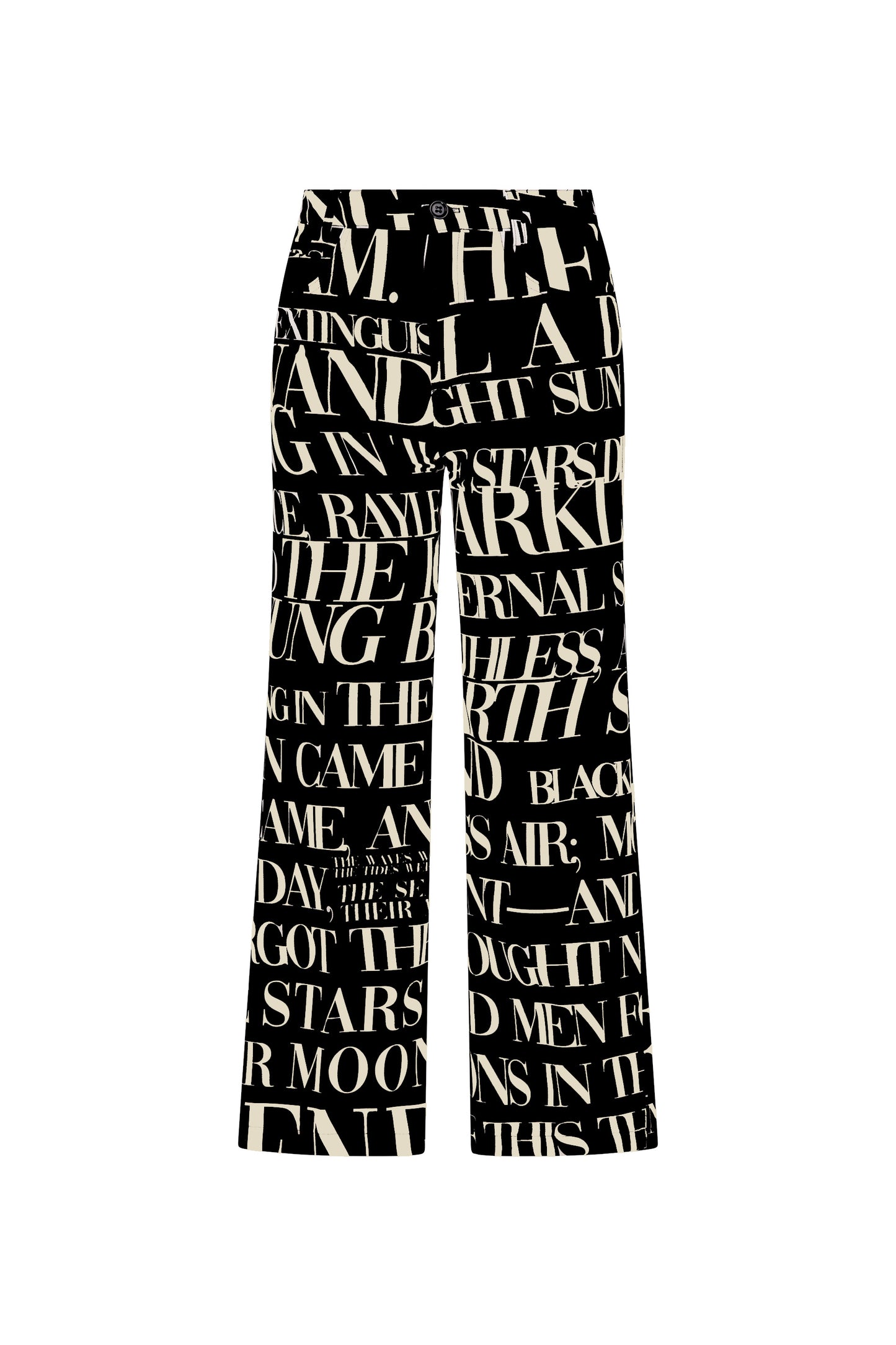 'POEME NOIR' CROPPED WIDE LEG PANT - - Libertine
