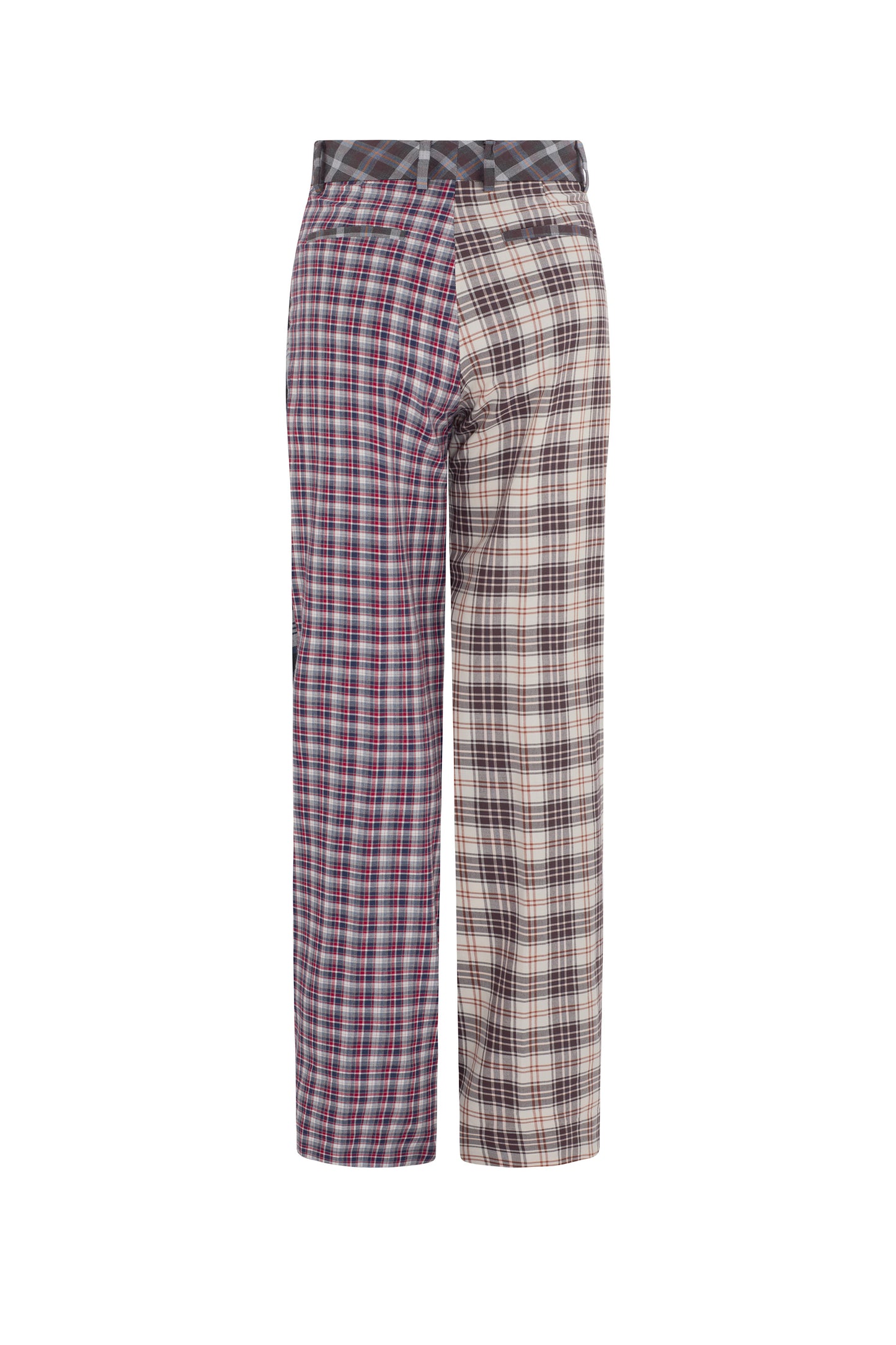 'VIBRANT PLAID MIXES' BAGGY TROUSER - - Libertine