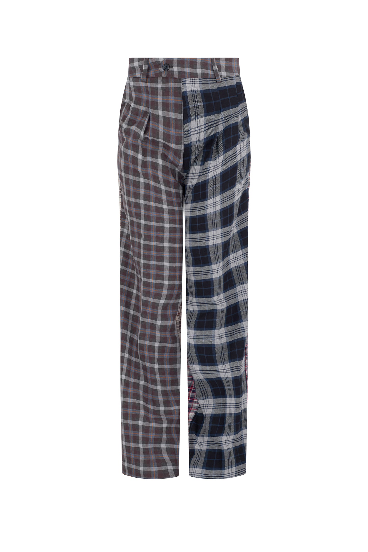 'VIBRANT PLAID MIXES' BAGGY TROUSER - - Libertine