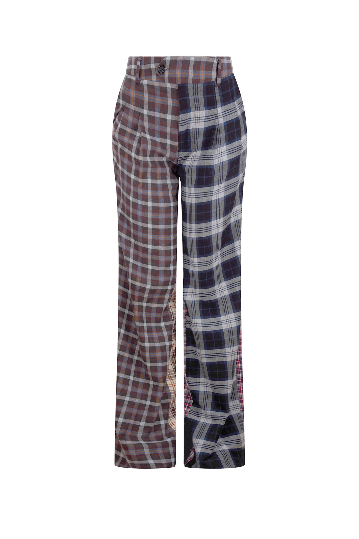 'VIBRANT PLAID MIXES' BAGGY TROUSER - - Libertine