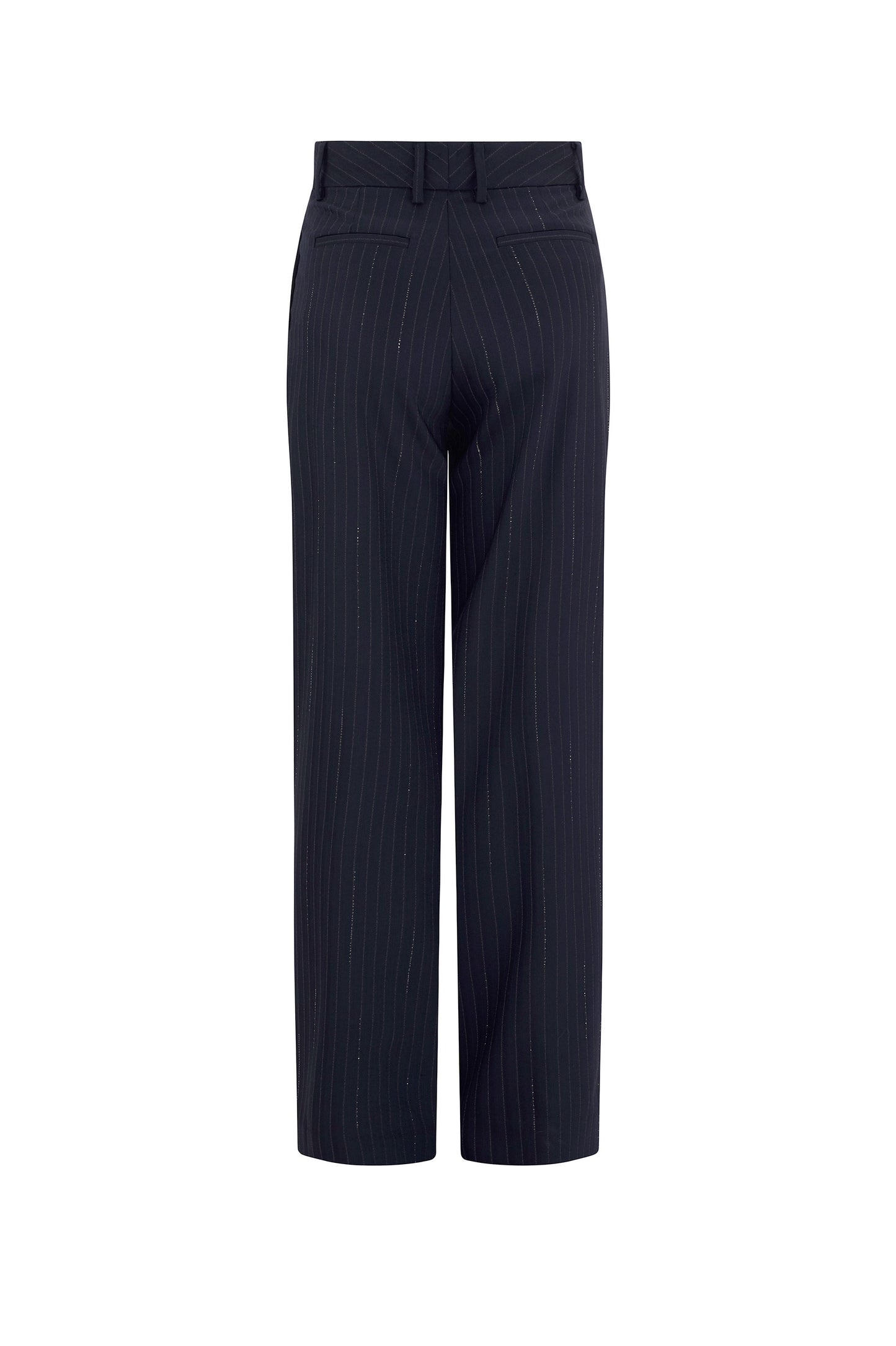 'CRYSTAL PINSTRIPE' BAGGY TROUSER - - Libertine