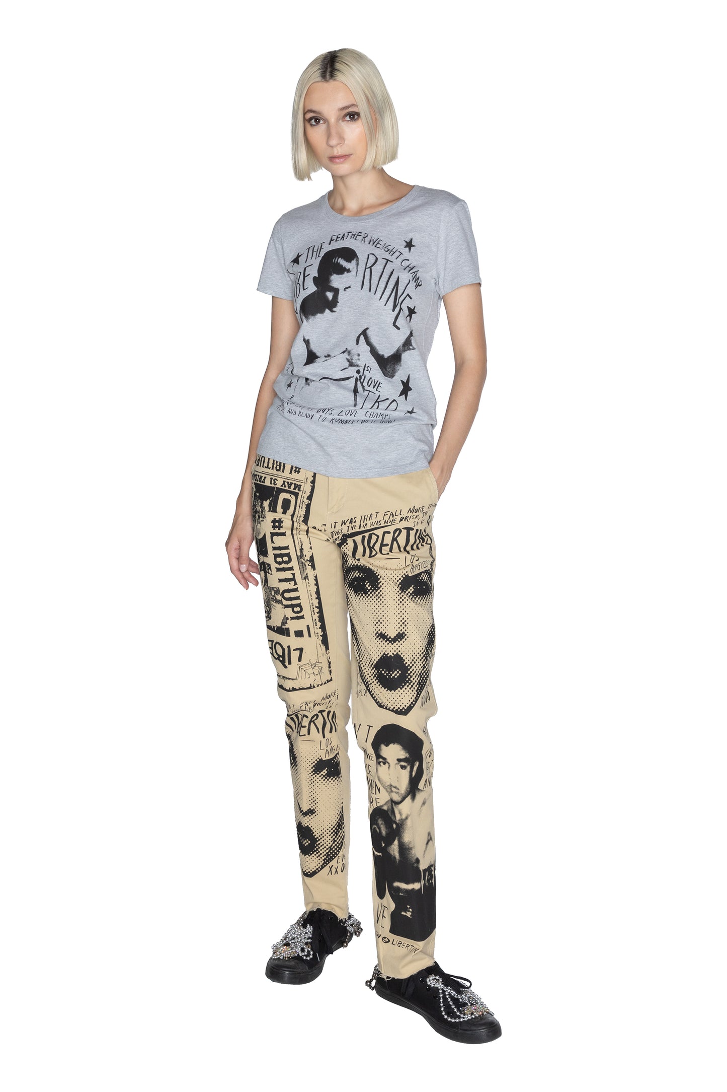 'FEATHERWEIGHT' WOMENS T SHIRT - - Libertine