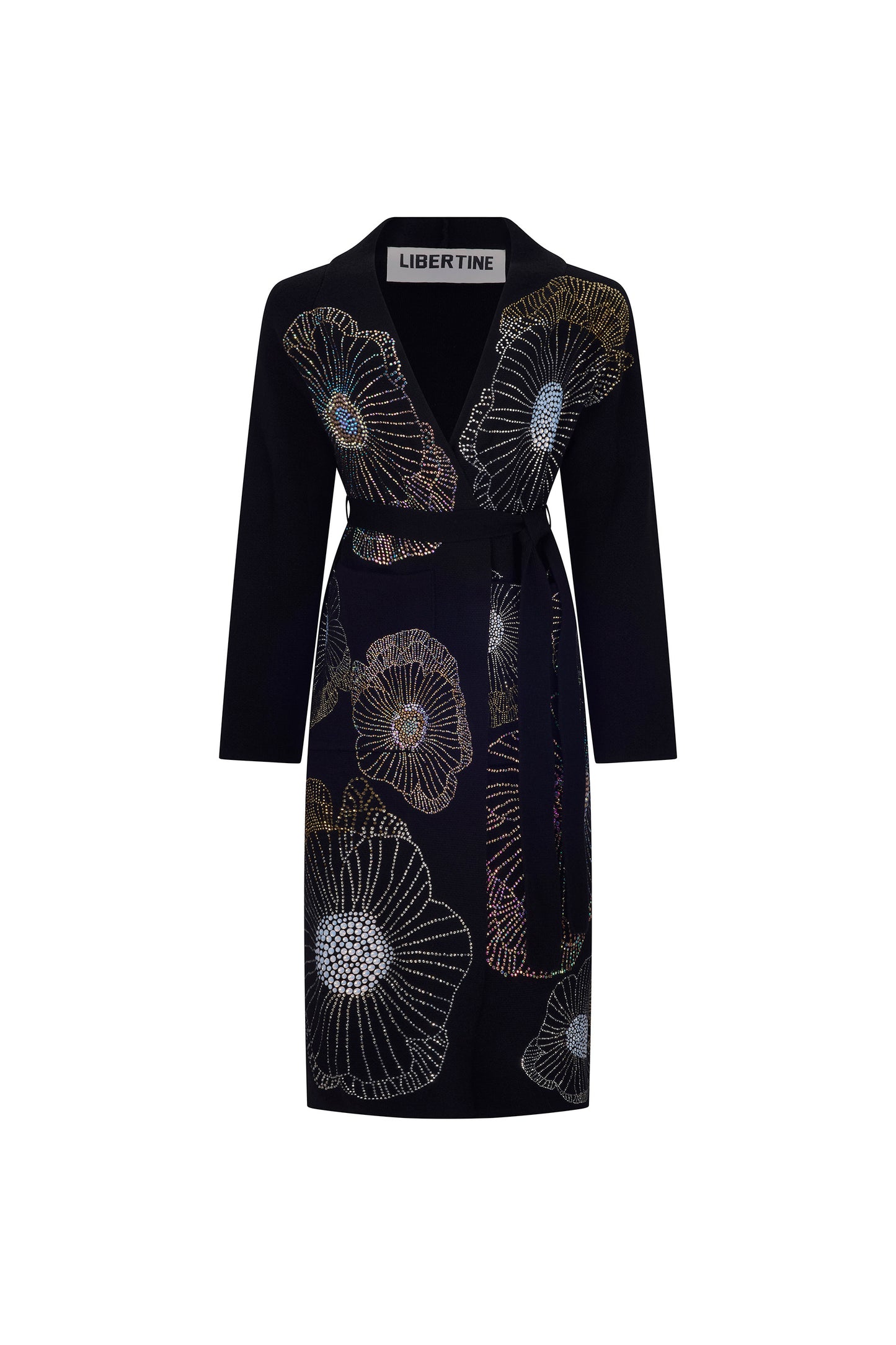 'GARDENIA' SLIM BELTED CARDIGAN - - Libertine