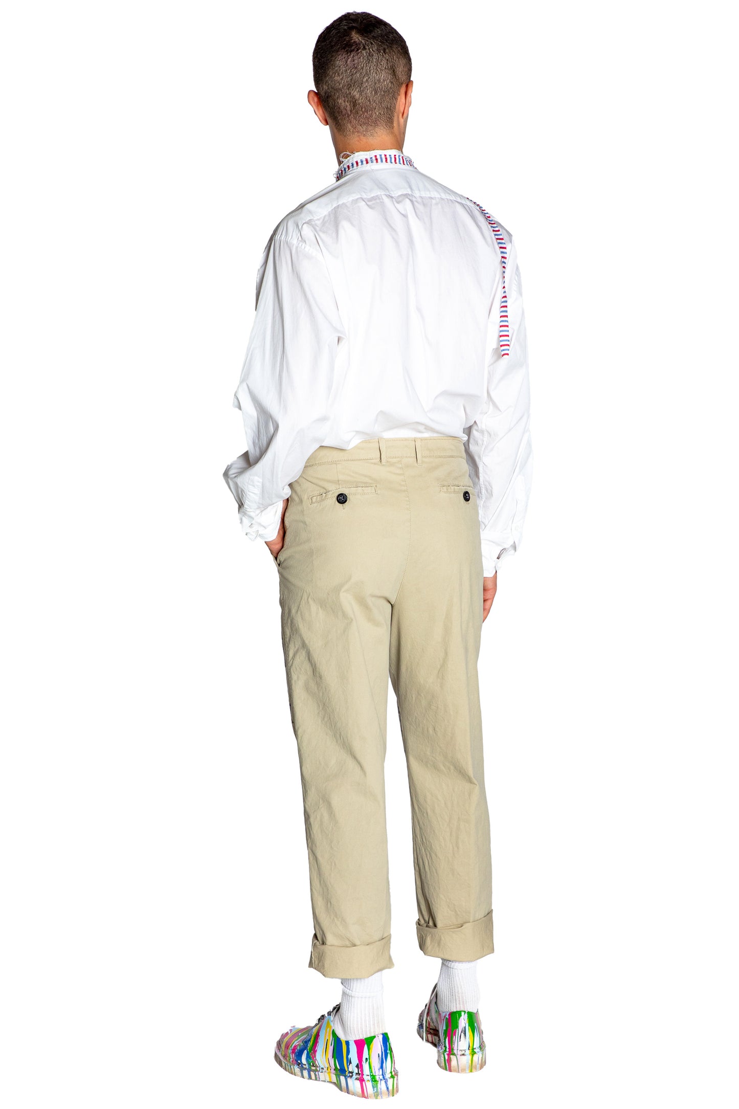 'NEEDLEPOINT NEUTRAL' CHINO - - Libertine