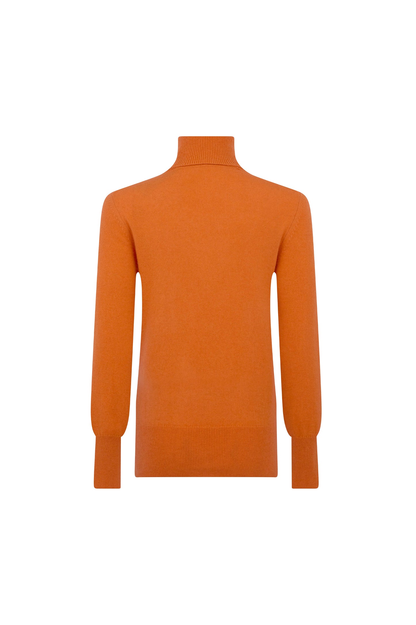 'SONIA CRYSTAL' ORANGE SLIM TURTLENECK - - Libertine