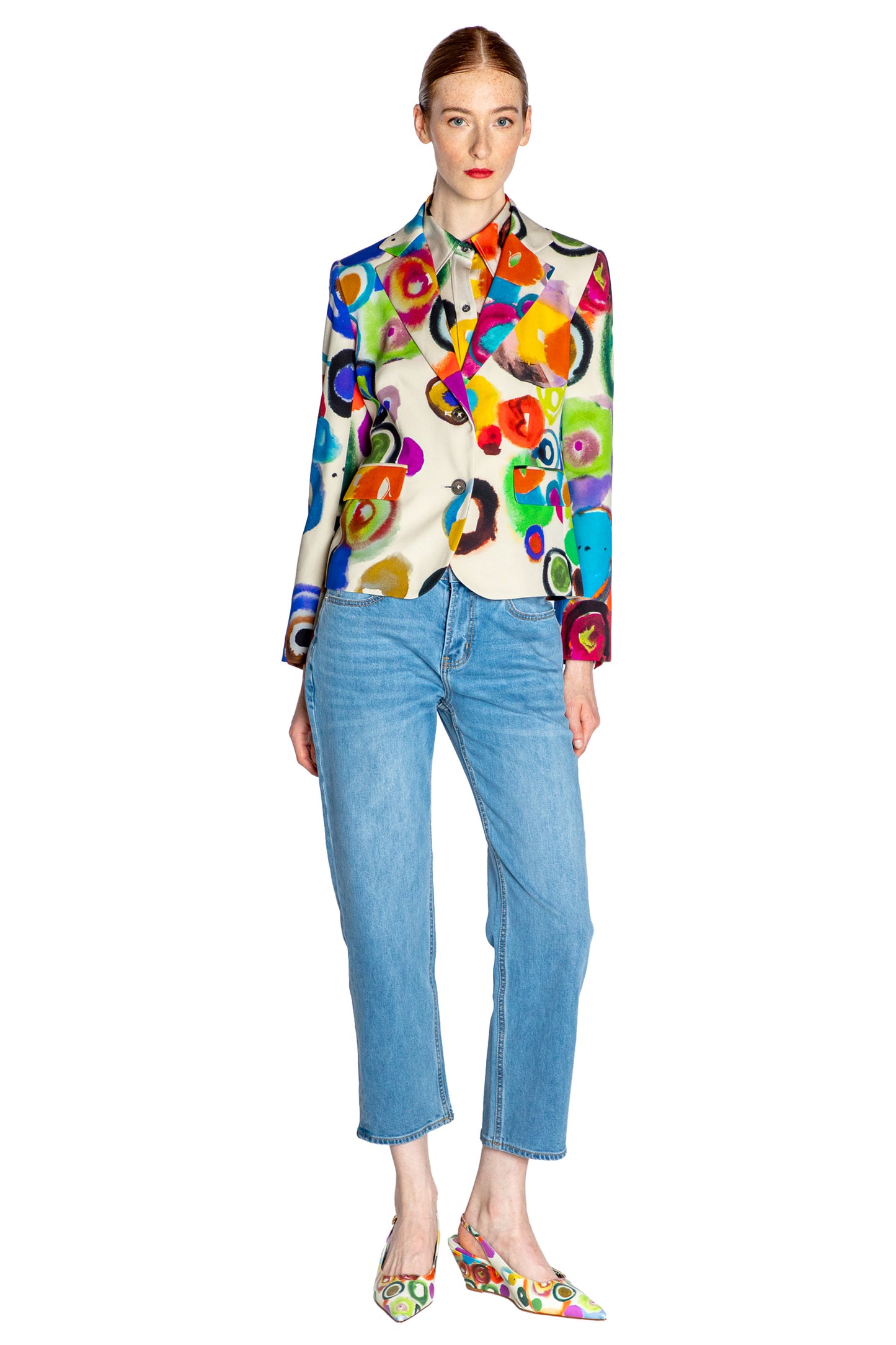 'JH GOUACHE' L/S SHORT JACKET - - Libertine