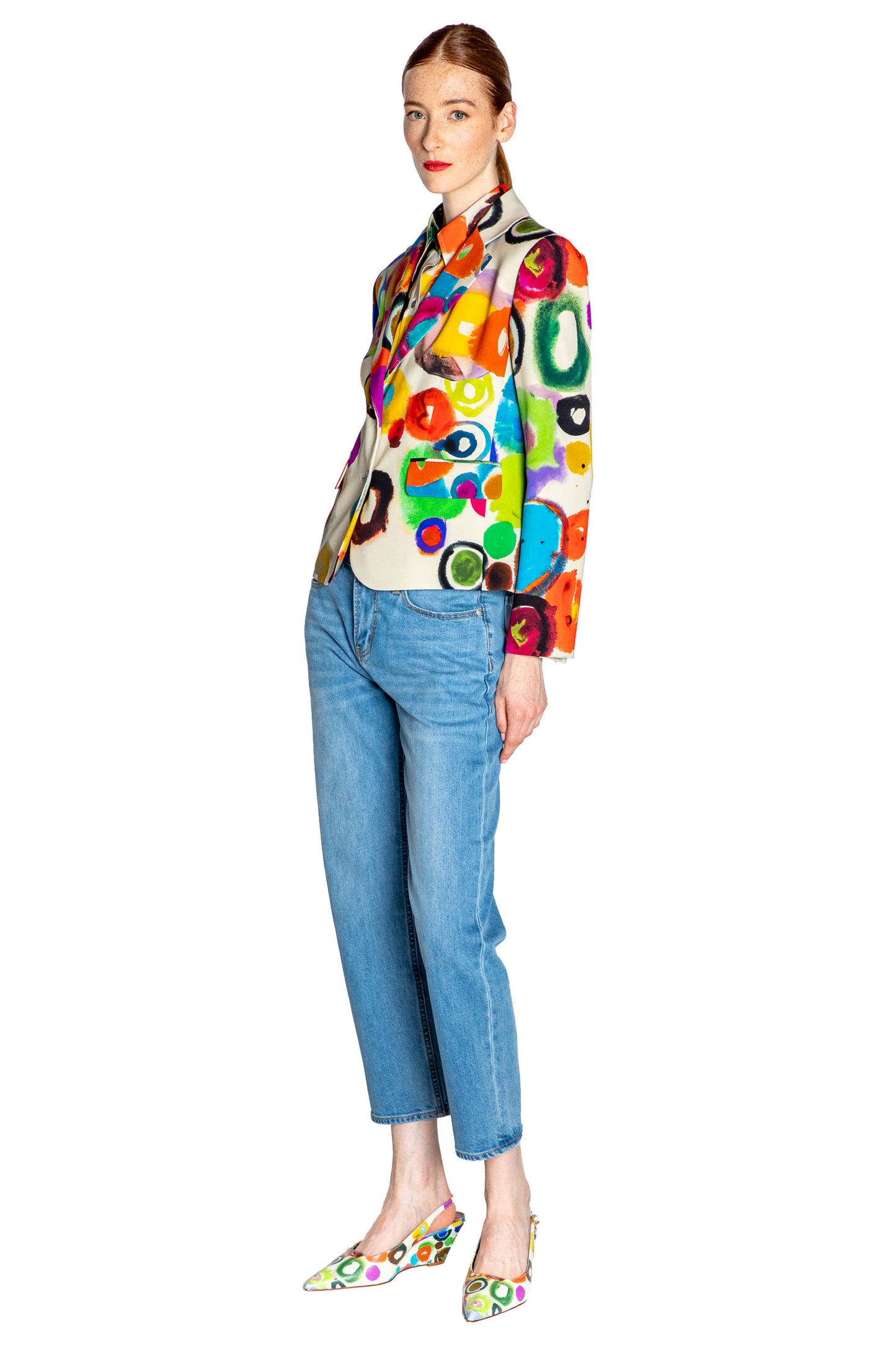 'JH GOUACHE' L/S SHORT JACKET - - Libertine