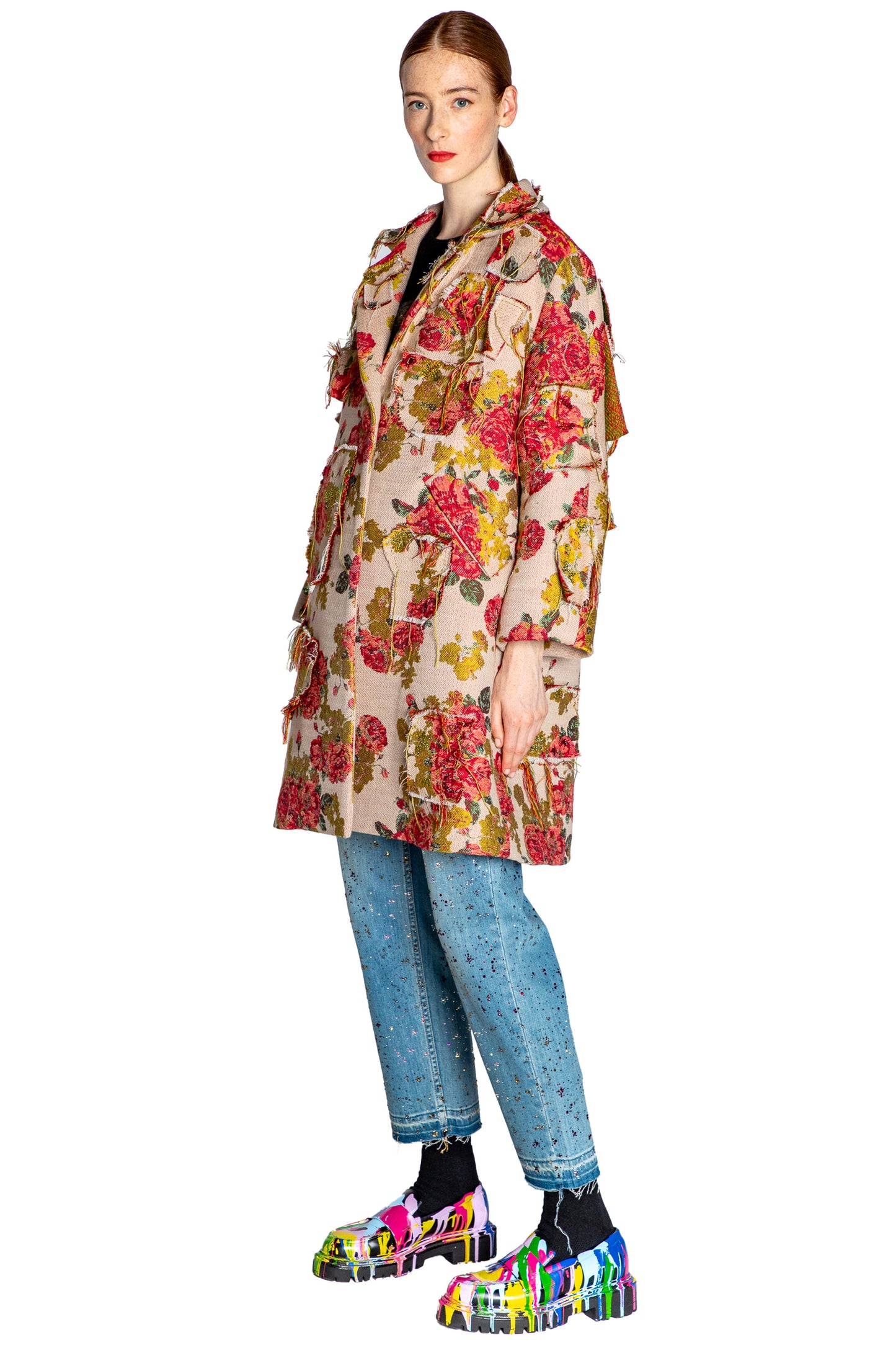 'LIZZY BENNETT' NOTCHED LAPEL COAT - - Libertine