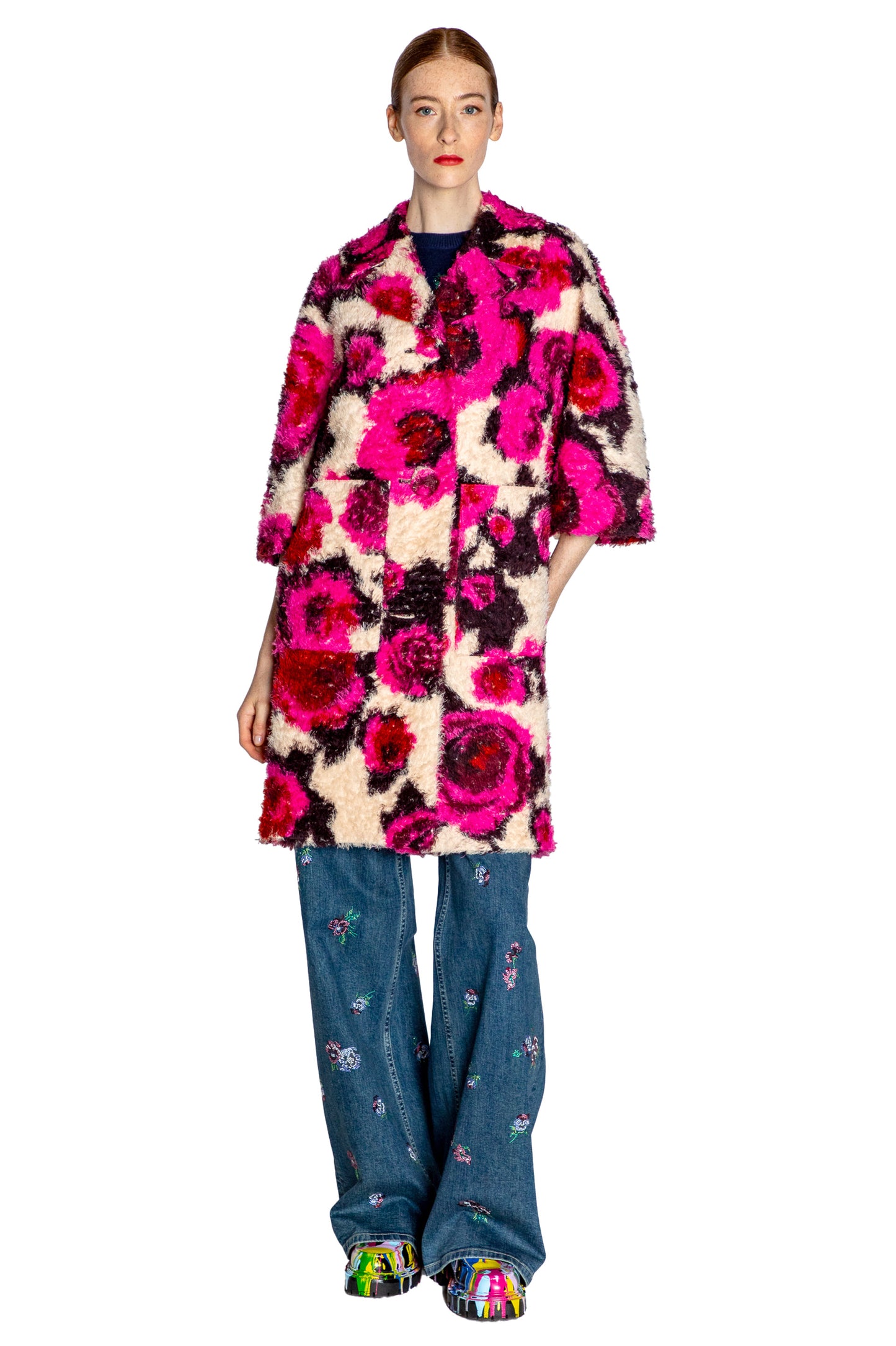 'FUZZY O'KEEFE' PATCH POCKET COAT - - Libertine