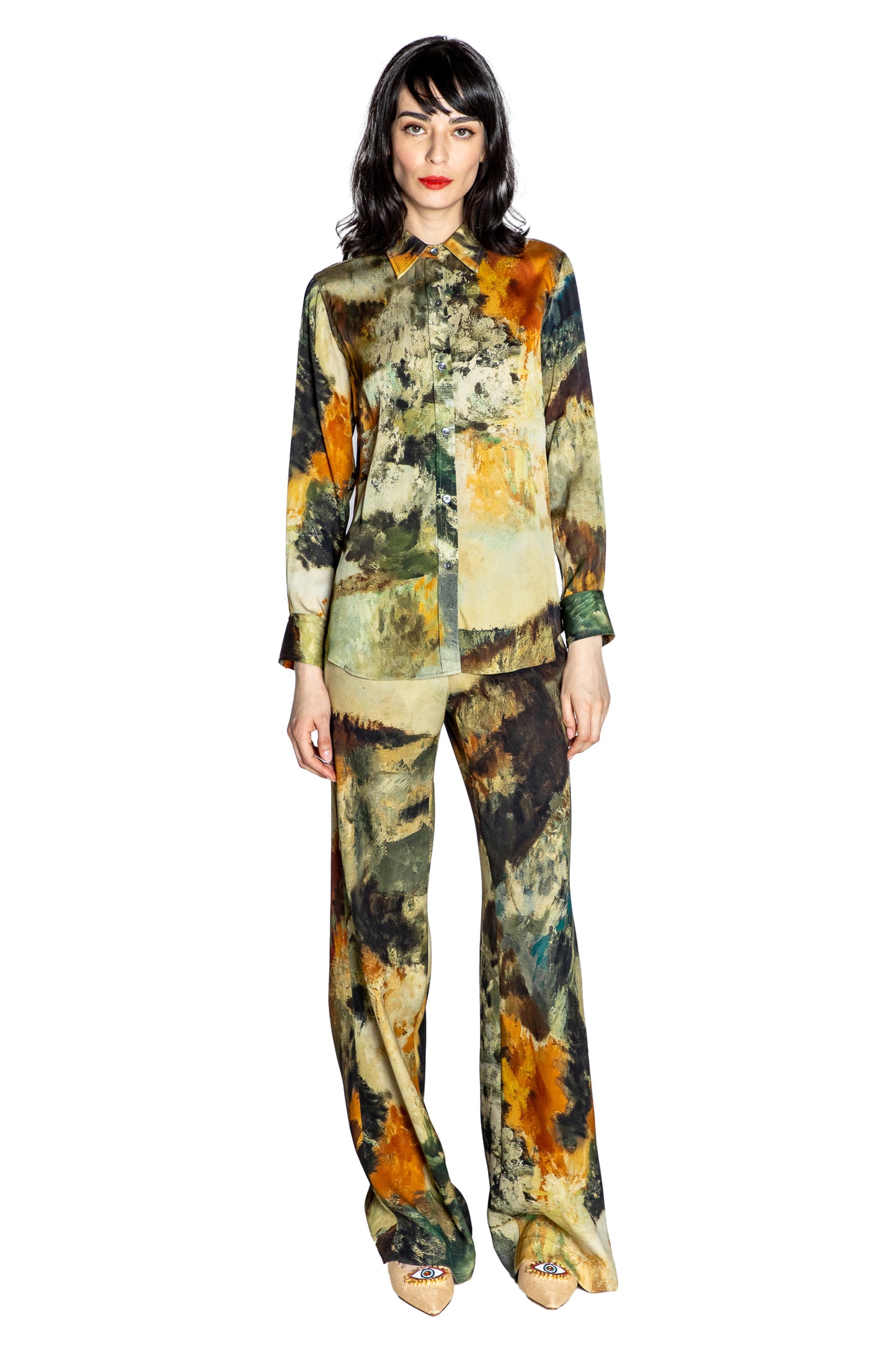 'MODERNIST LANDSCAPE' NEW CLASSIC SHIRT - - Libertine