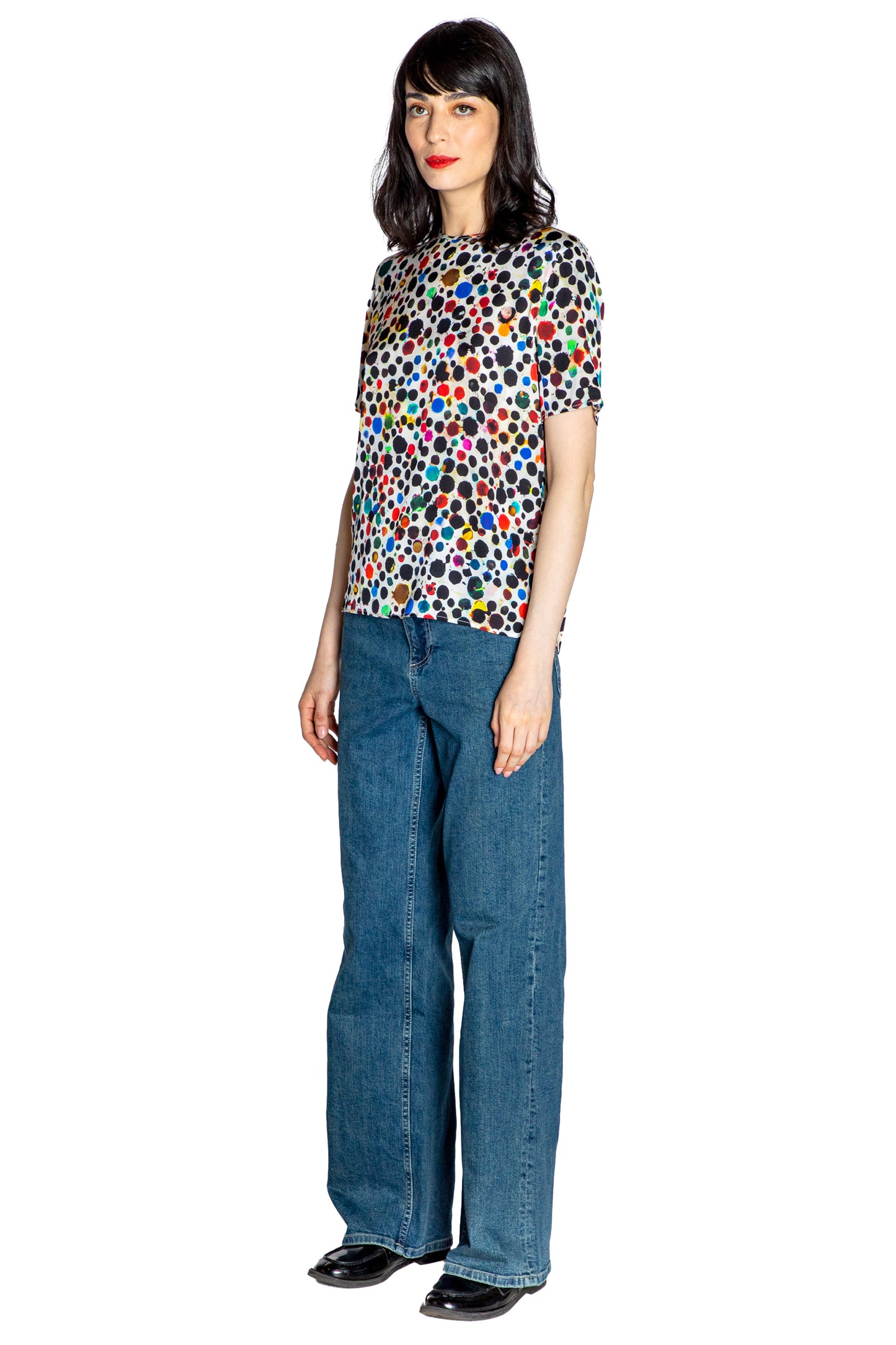 'ORPHEUS' SHORT SLEEVE BLOUSE - - Libertine
