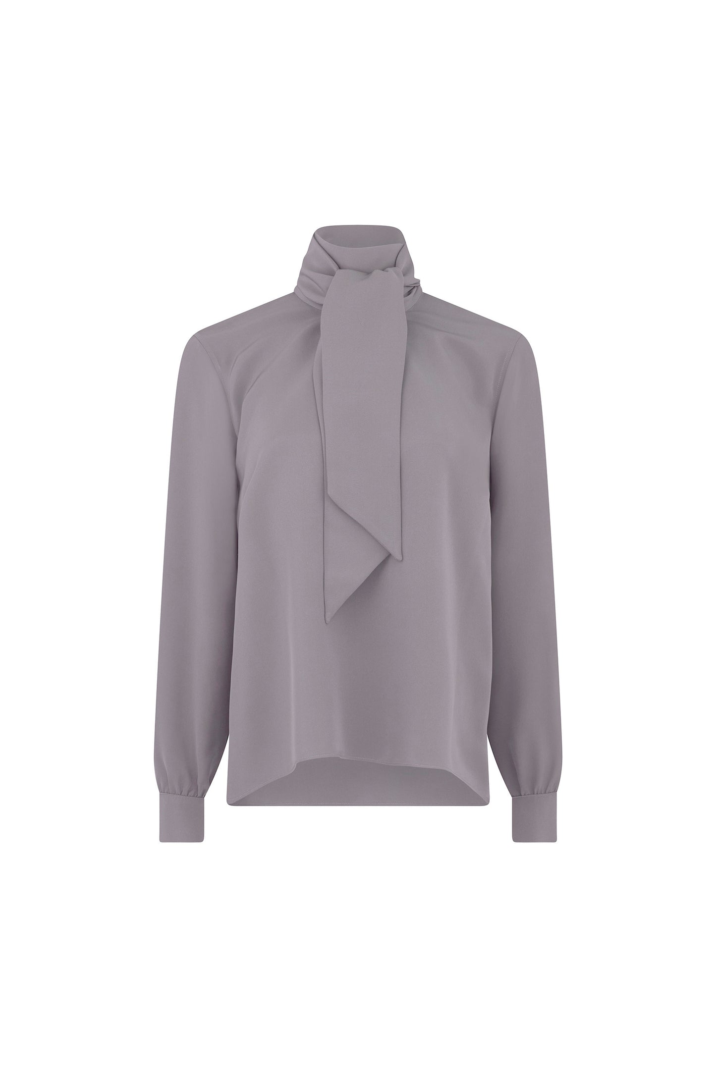 'PLATINUM' SLIM KEITH TIE BLOUSE - - Libertine