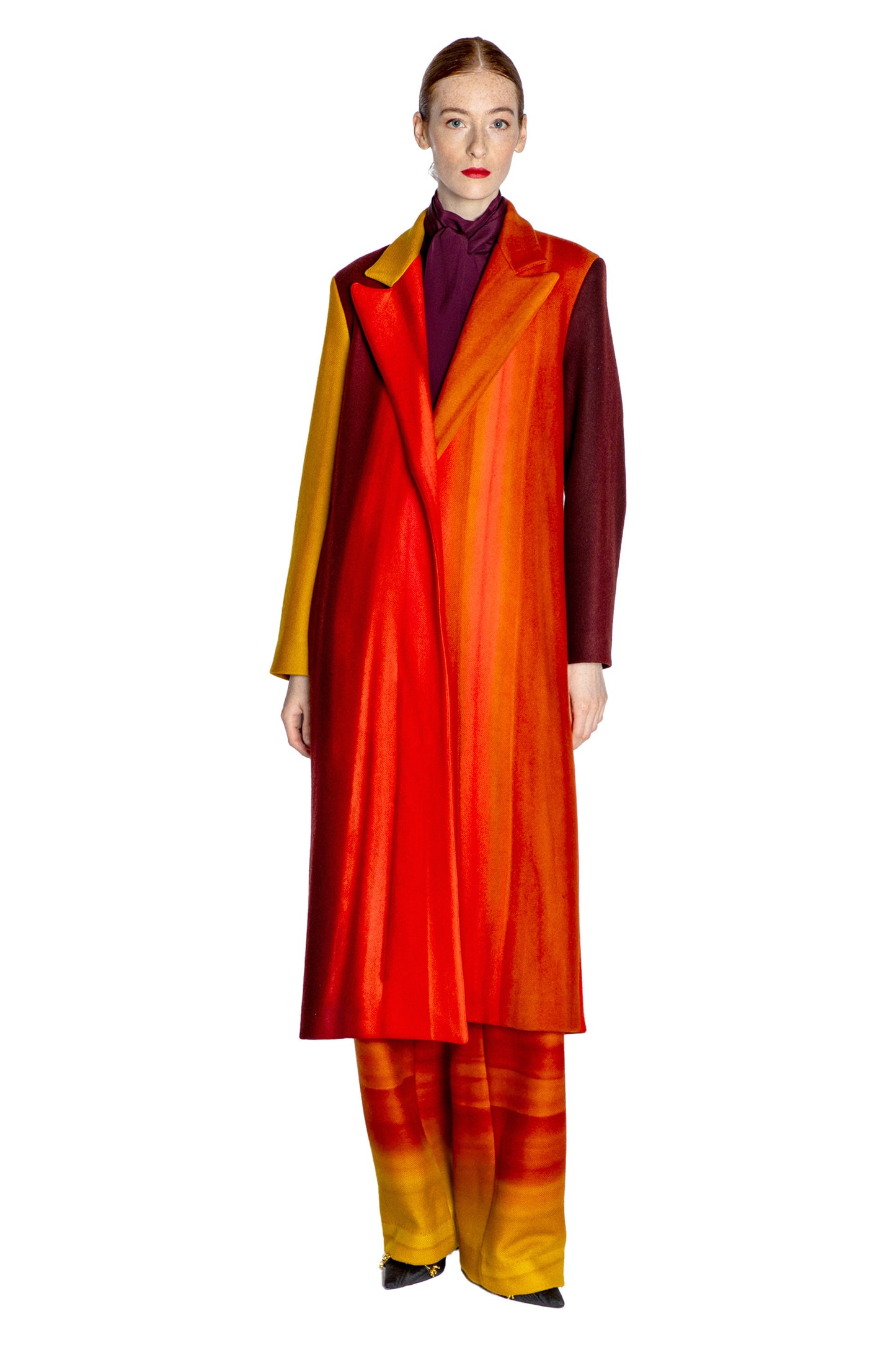 'CALIFORNIA SUNSET' MIDI COAT - - Libertine