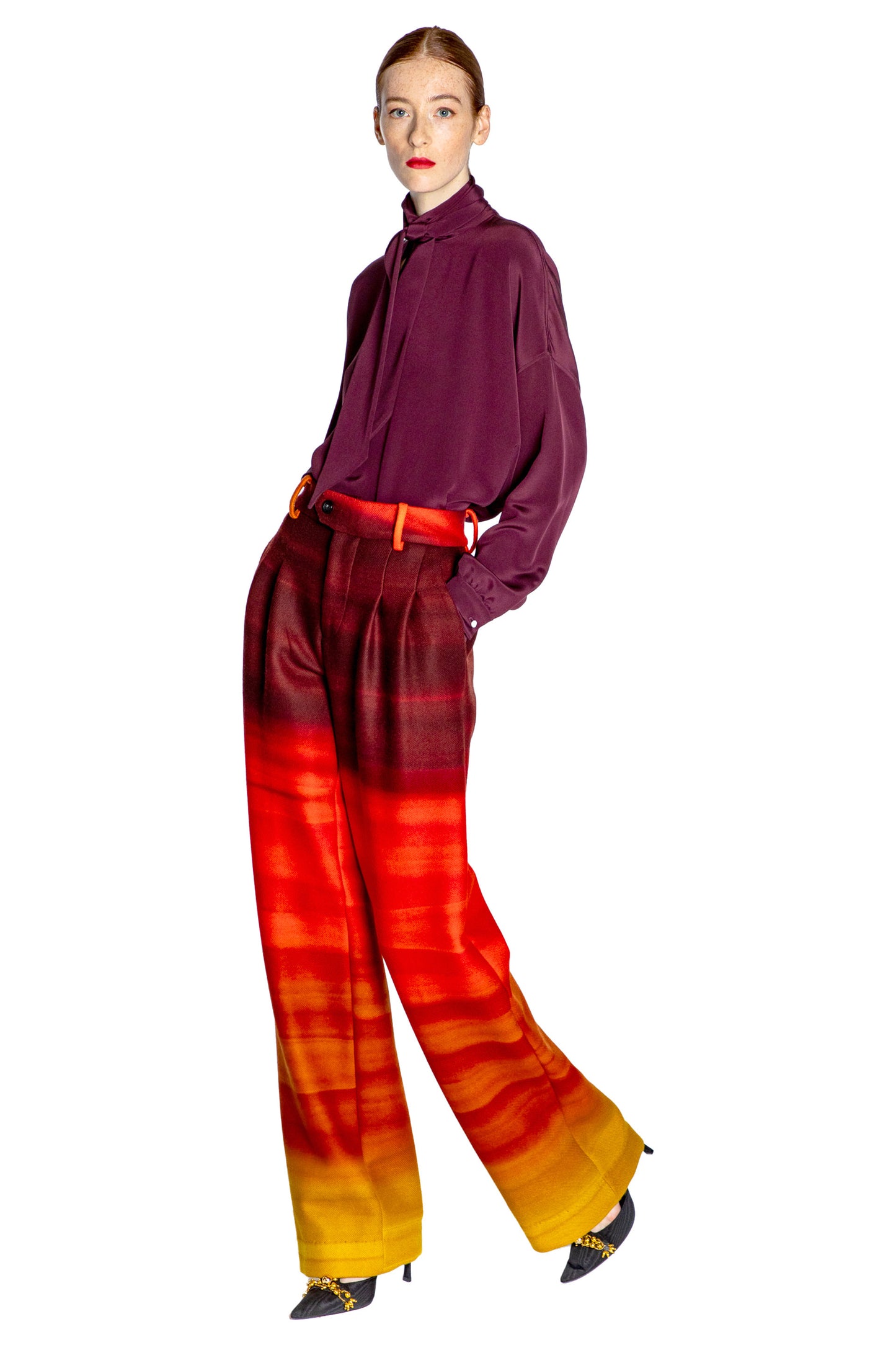 'CALIFORNIA SUNSET' BAGGY TROUSER - - Libertine