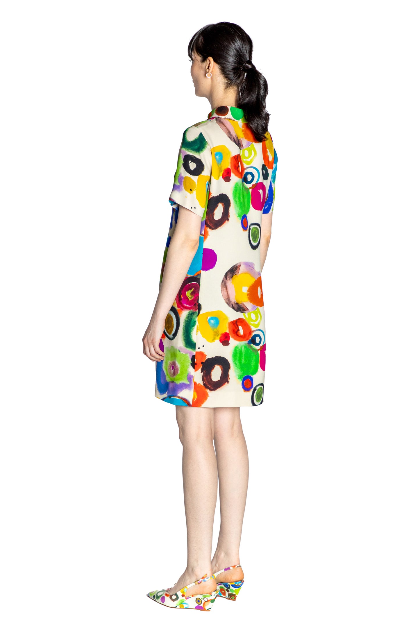'JH GOUACHE' PREPPY DRESS - - Libertine