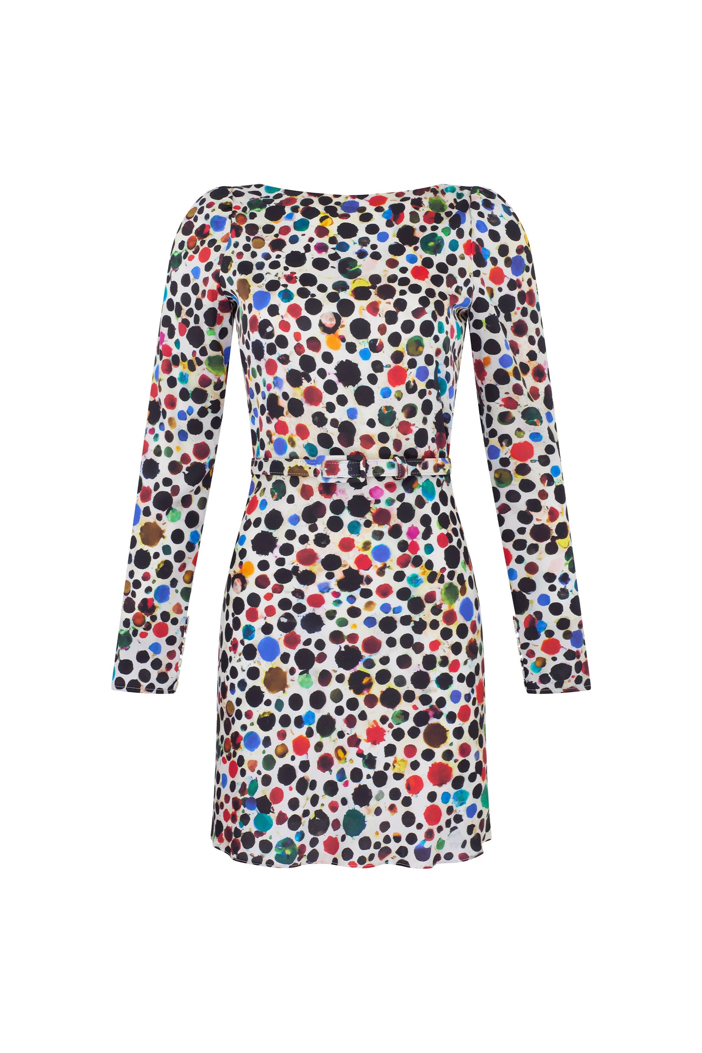 'ORPHEUS' BELTED LOOK BACK MINI DRESS - - Libertine