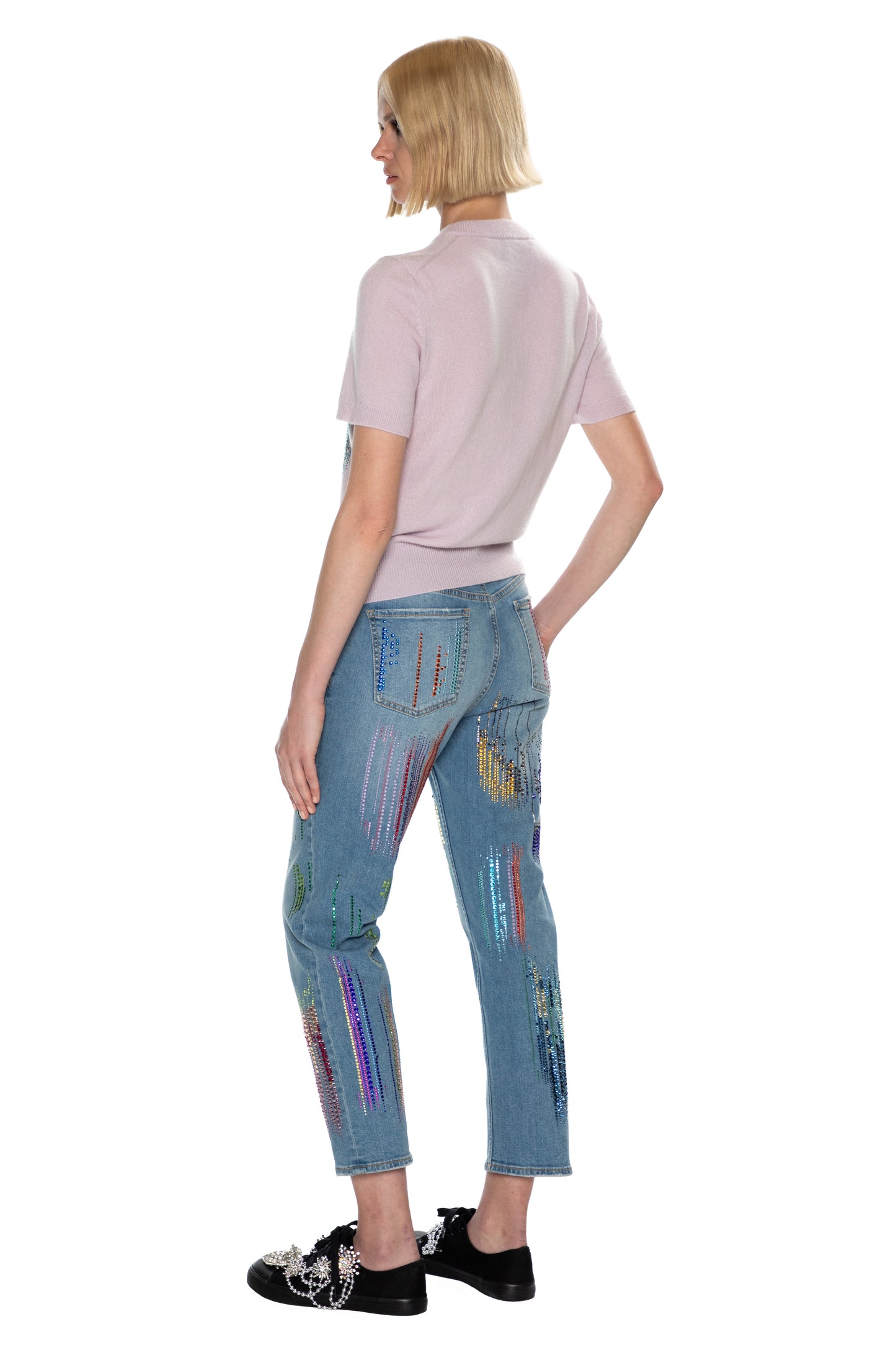 'FWB CRYSTAL' BOYFRIEND JEAN - - Libertine