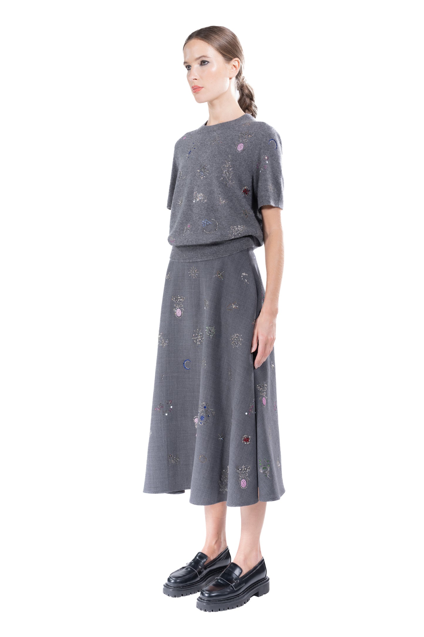 'VICTORIAN PINS' SHORT SLEEVE PULLOVER - - Libertine