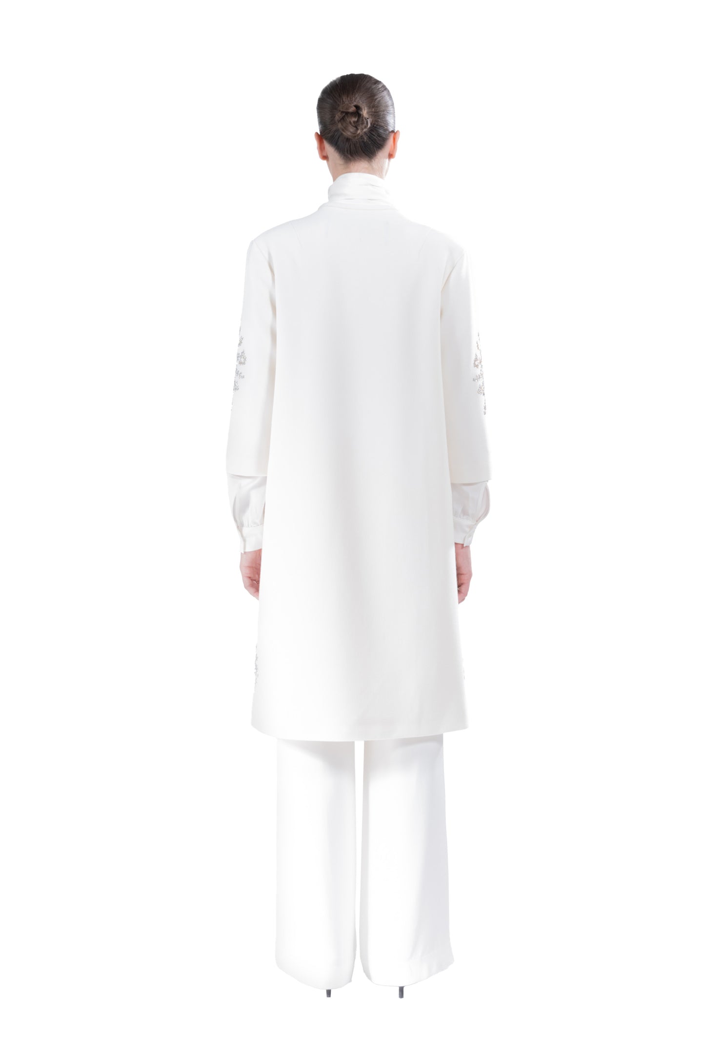 'PAISLEY FLORETTES' DUSTER COAT - - Libertine