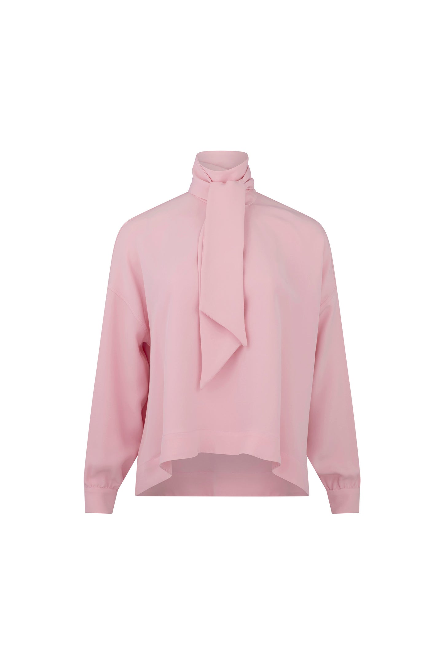 'Powdered Pink' Tie Blouse - - Libertine