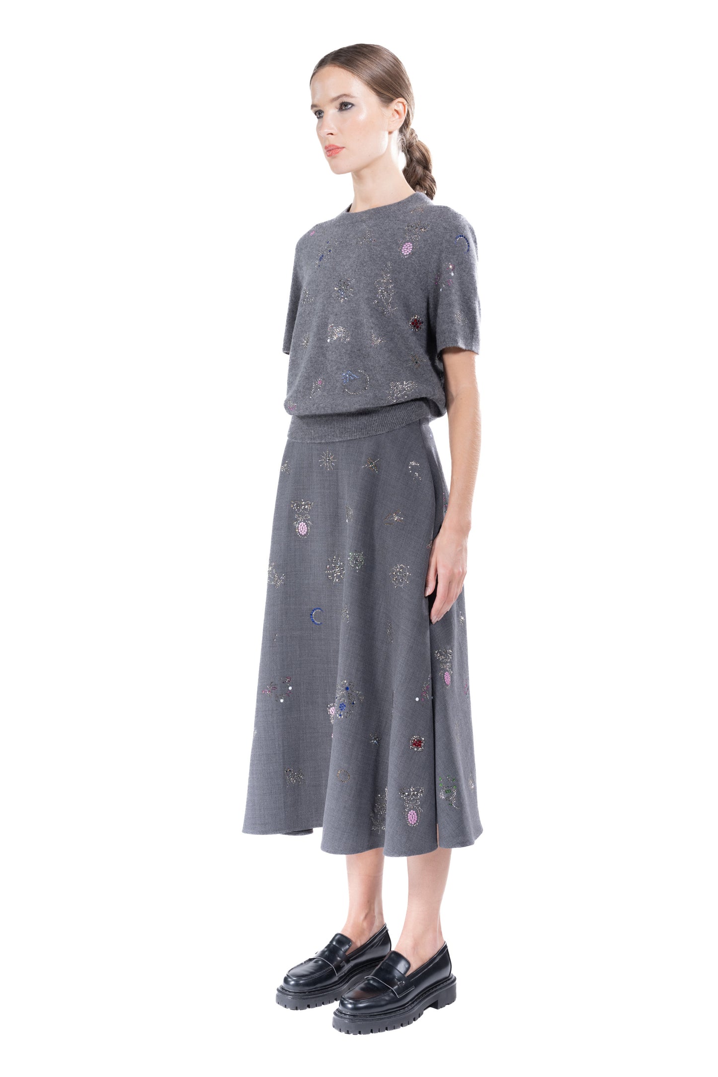 'VICTORIAN PINS' LADY SKIRT - - Libertine