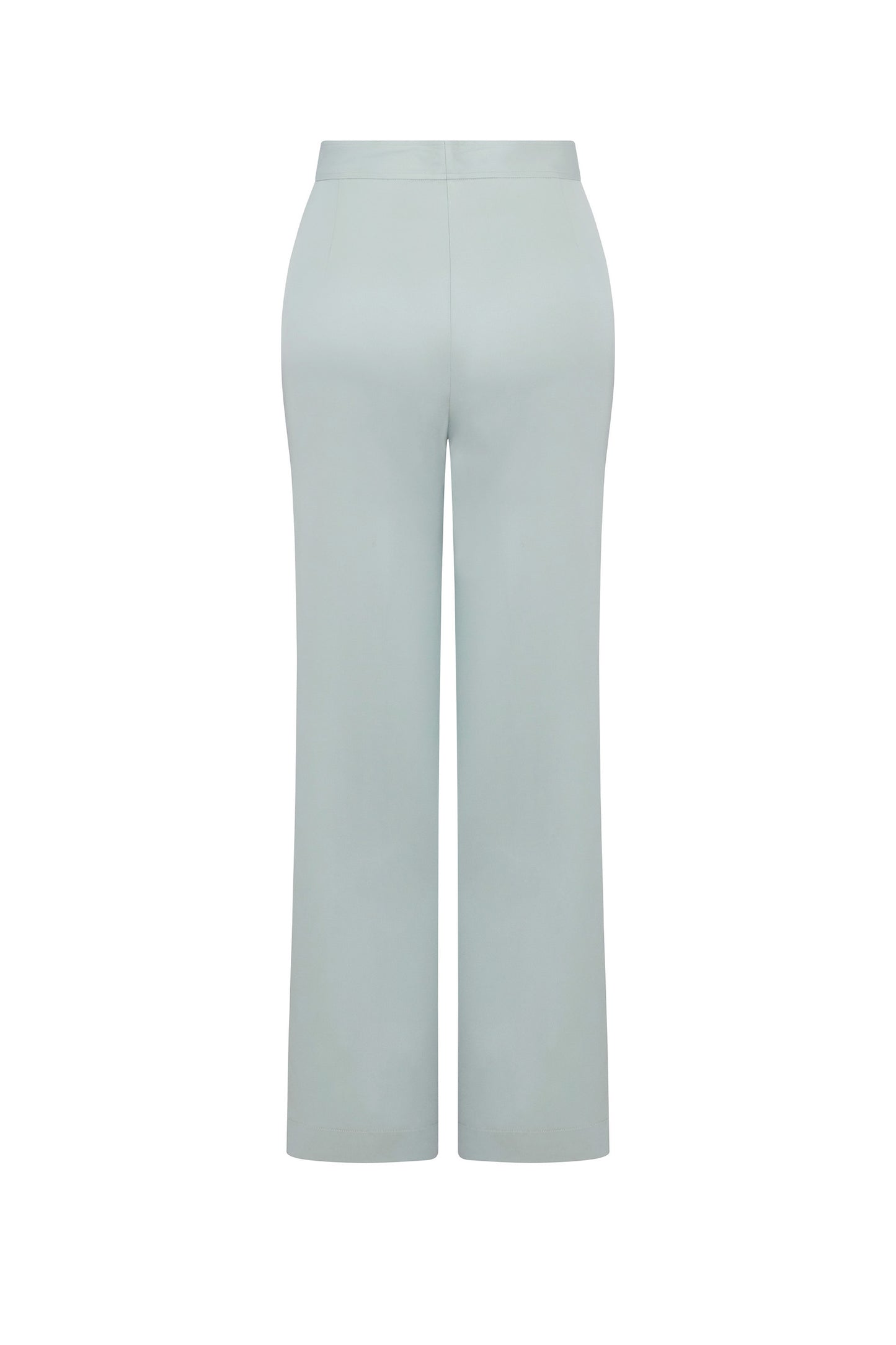 'Powdered Green' Wide Leg Pants - PANTS - Libertine