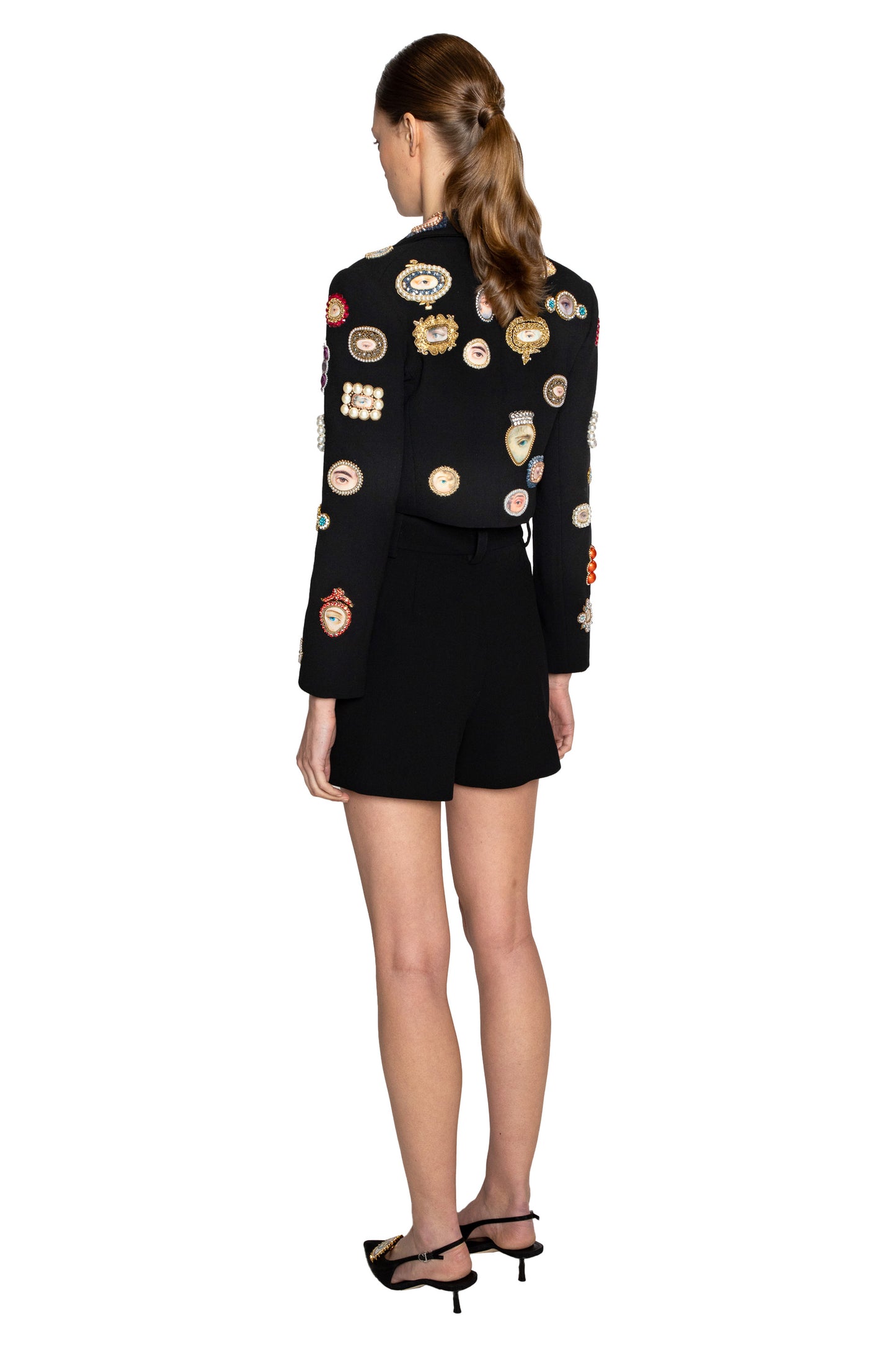 'LOVERS EYE REDUX' EMBELLISHED MARGARET JACKET - - Libertine