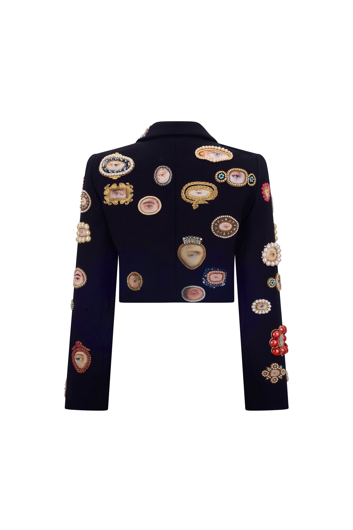 'LOVERS EYE REDUX' EMBELLISHED MARGARET JACKET - - Libertine