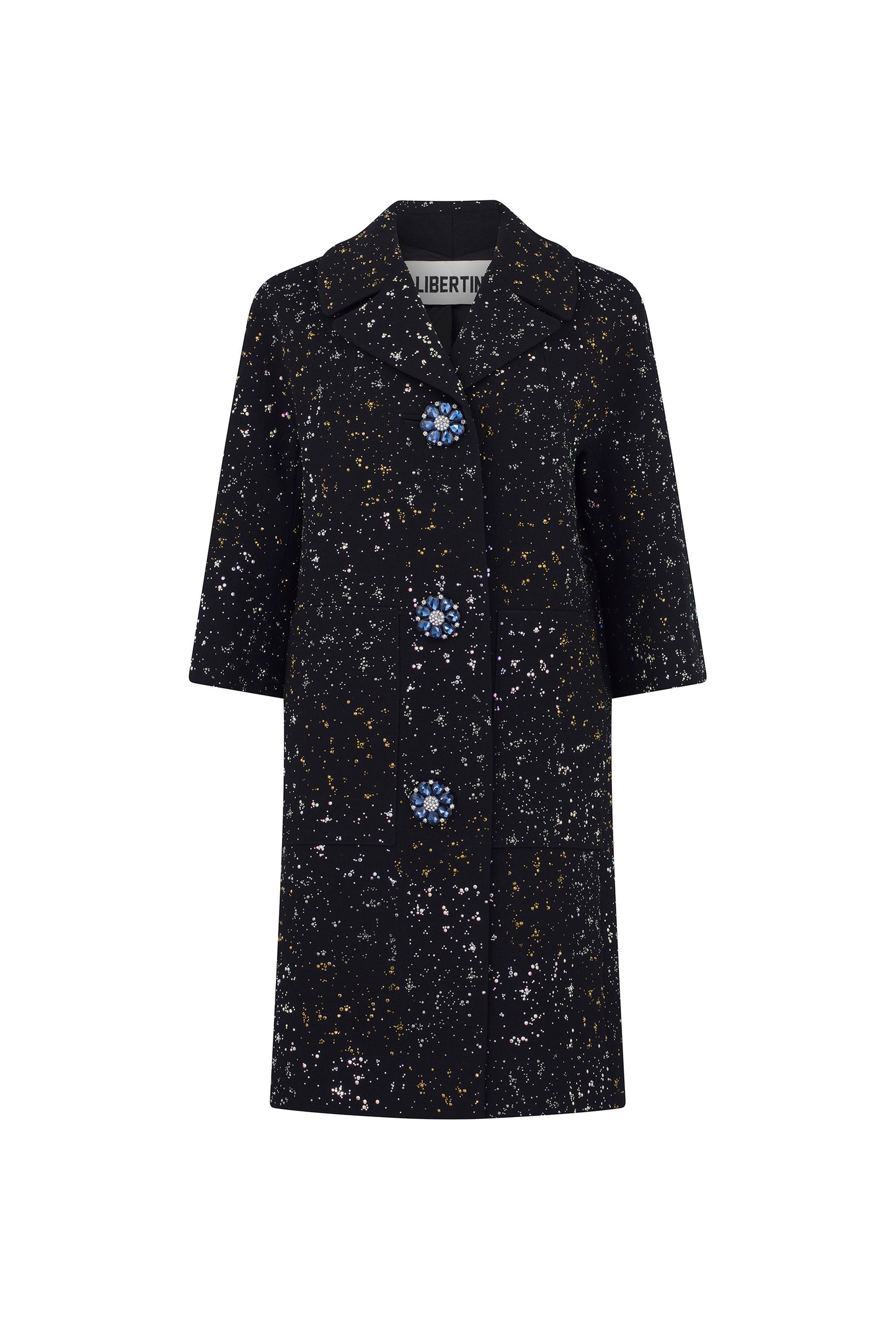 'METEOR SHOWER' PATCH POCKET COAT - - Libertine
