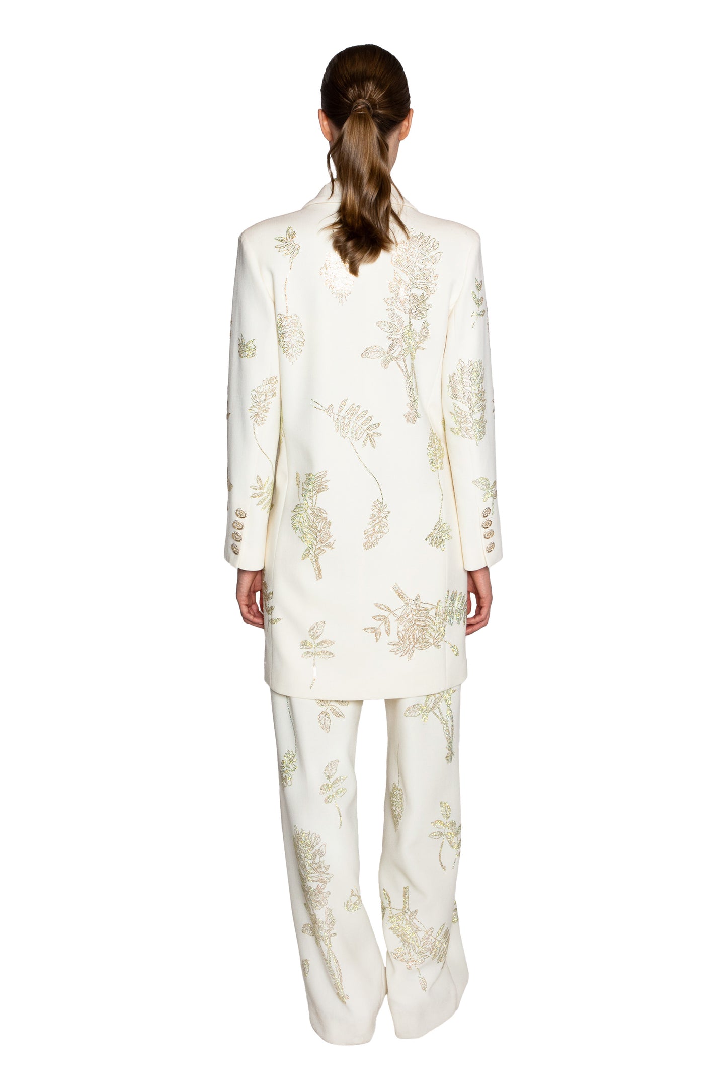 'ELIZABETH ST GARDEN' DOUBLE BREASTED COAT - - Libertine