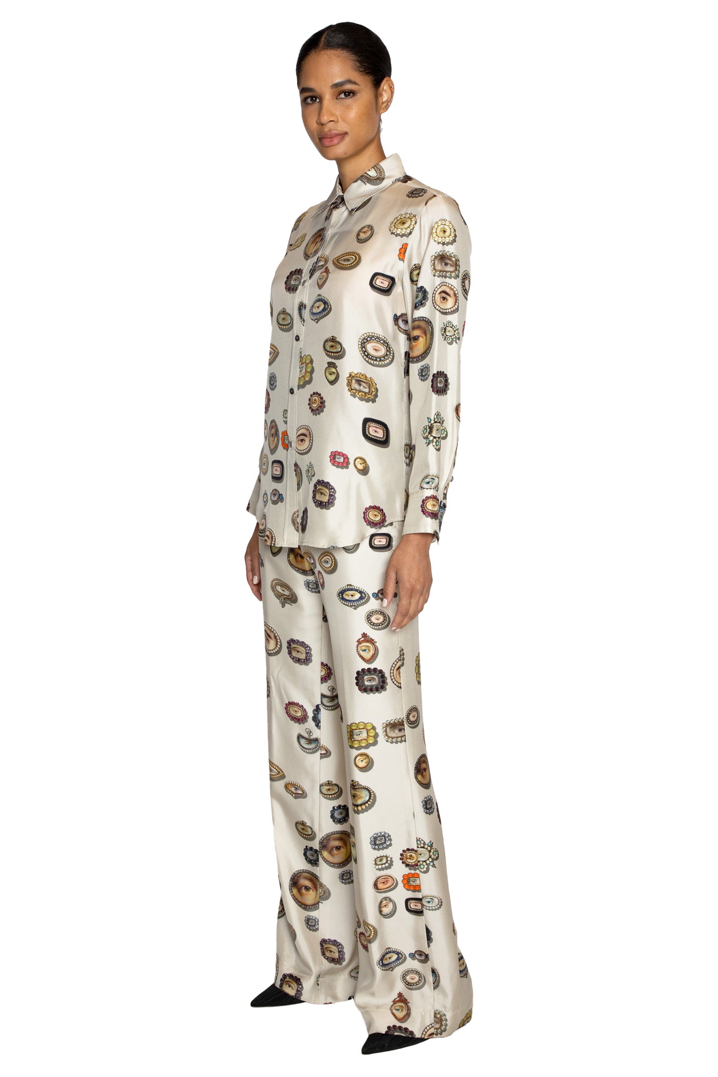 'IVORY LOVERS EYES' NEW CLASSIC SHIRT - - Libertine