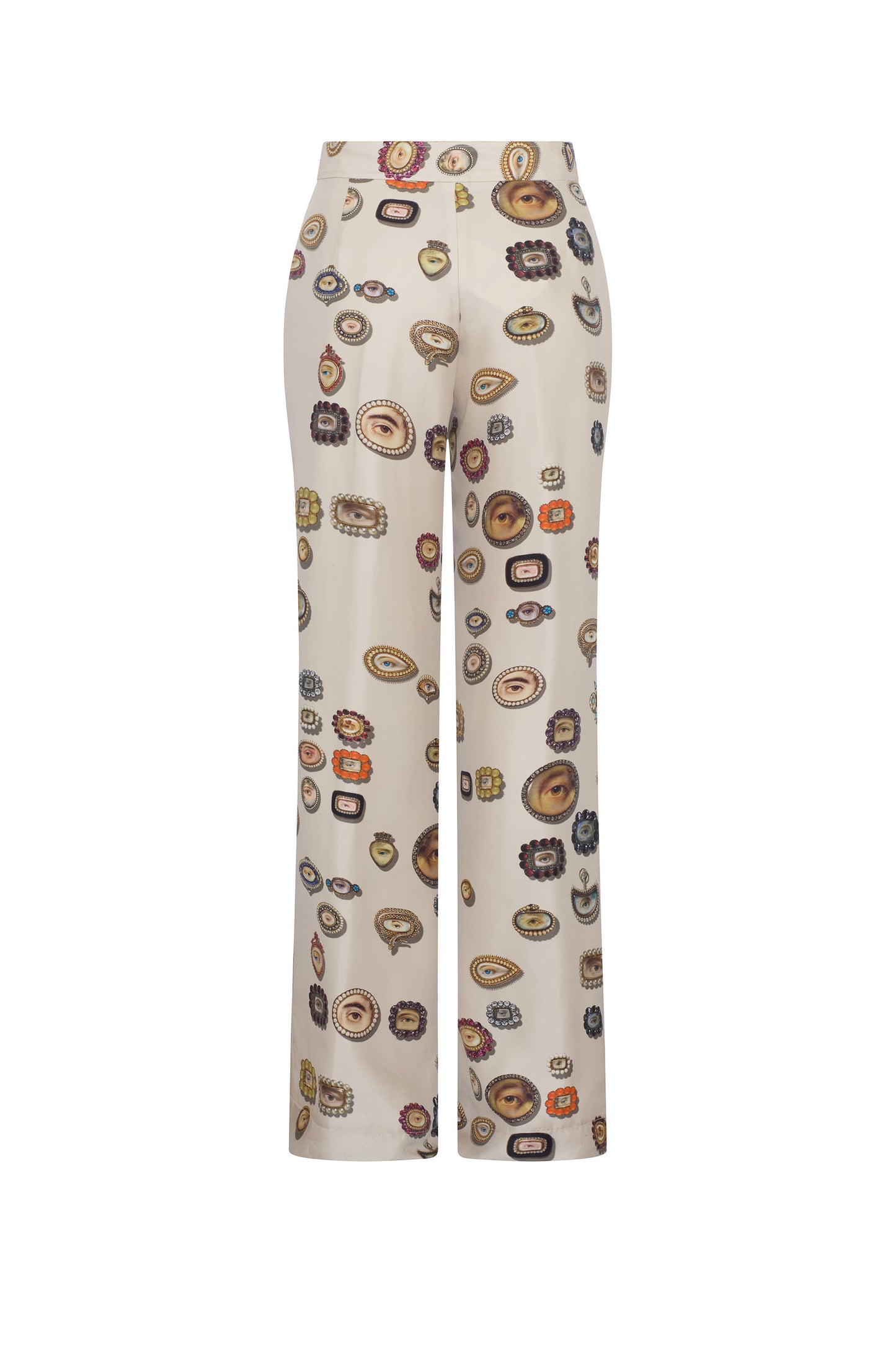 'IVORY LOVERS EYES' SLIM AARONS PANT - - Libertine