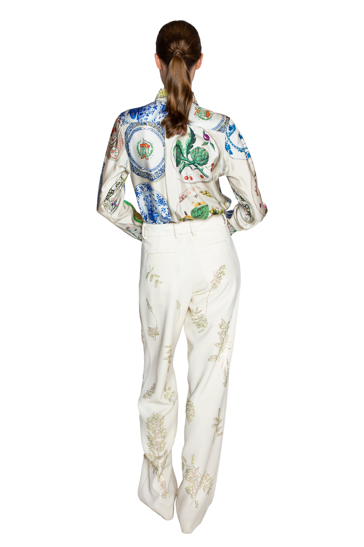 'ELIZABETH ST GARDEN' BAGGY TROUSER - - Libertine