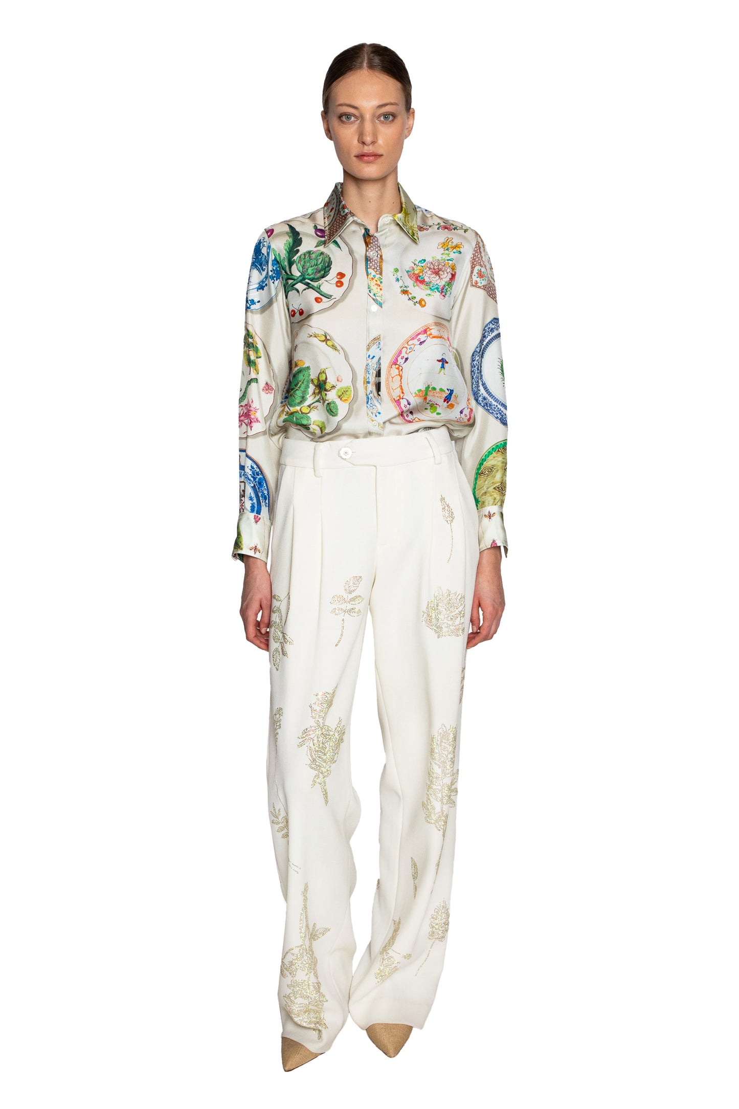 'ELIZABETH ST GARDEN' BAGGY TROUSER - - Libertine