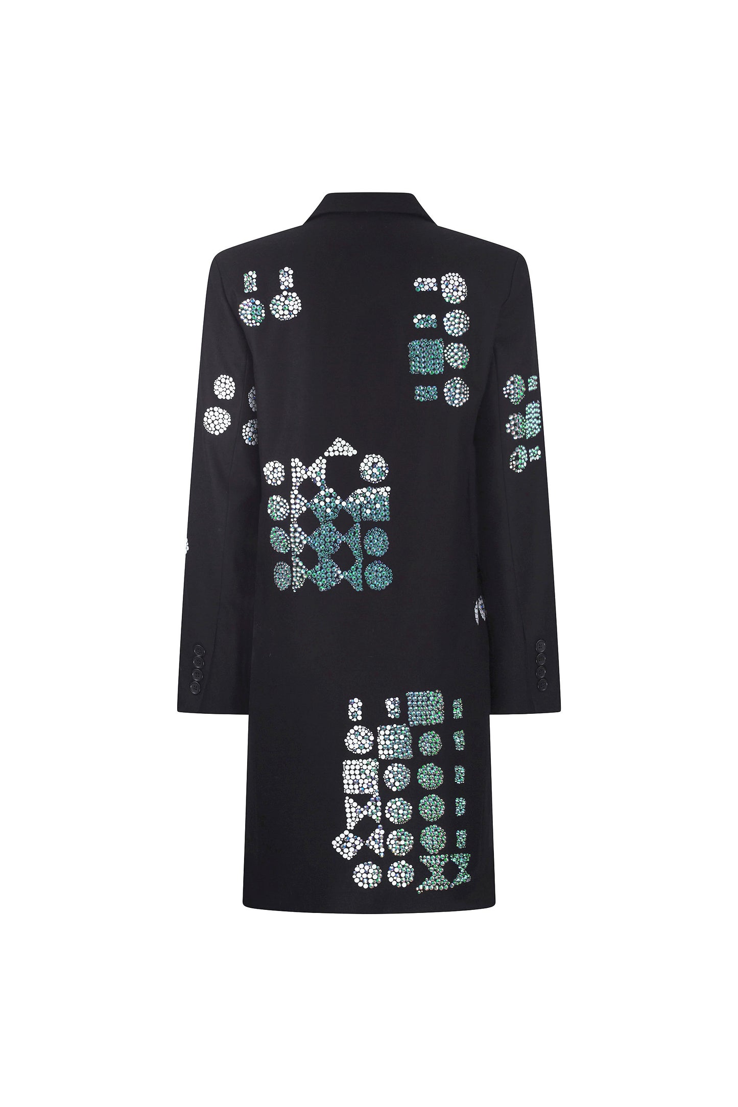 'GEOMETRIC' LONG DOUBLE BREASTED JACKET - - Libertine