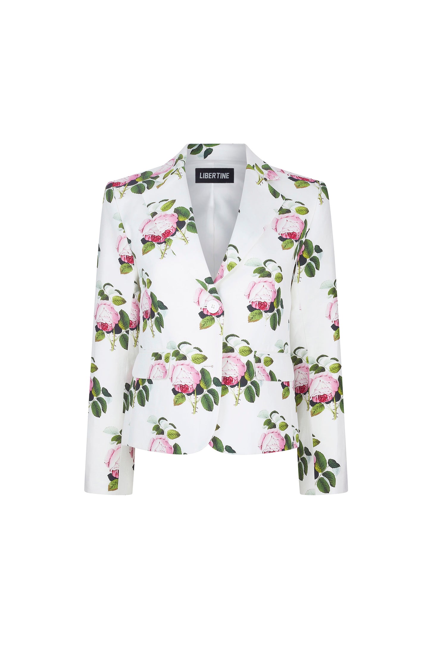 'ENGLISH GARDEN' L/S SHORT BLAZER - - Libertine