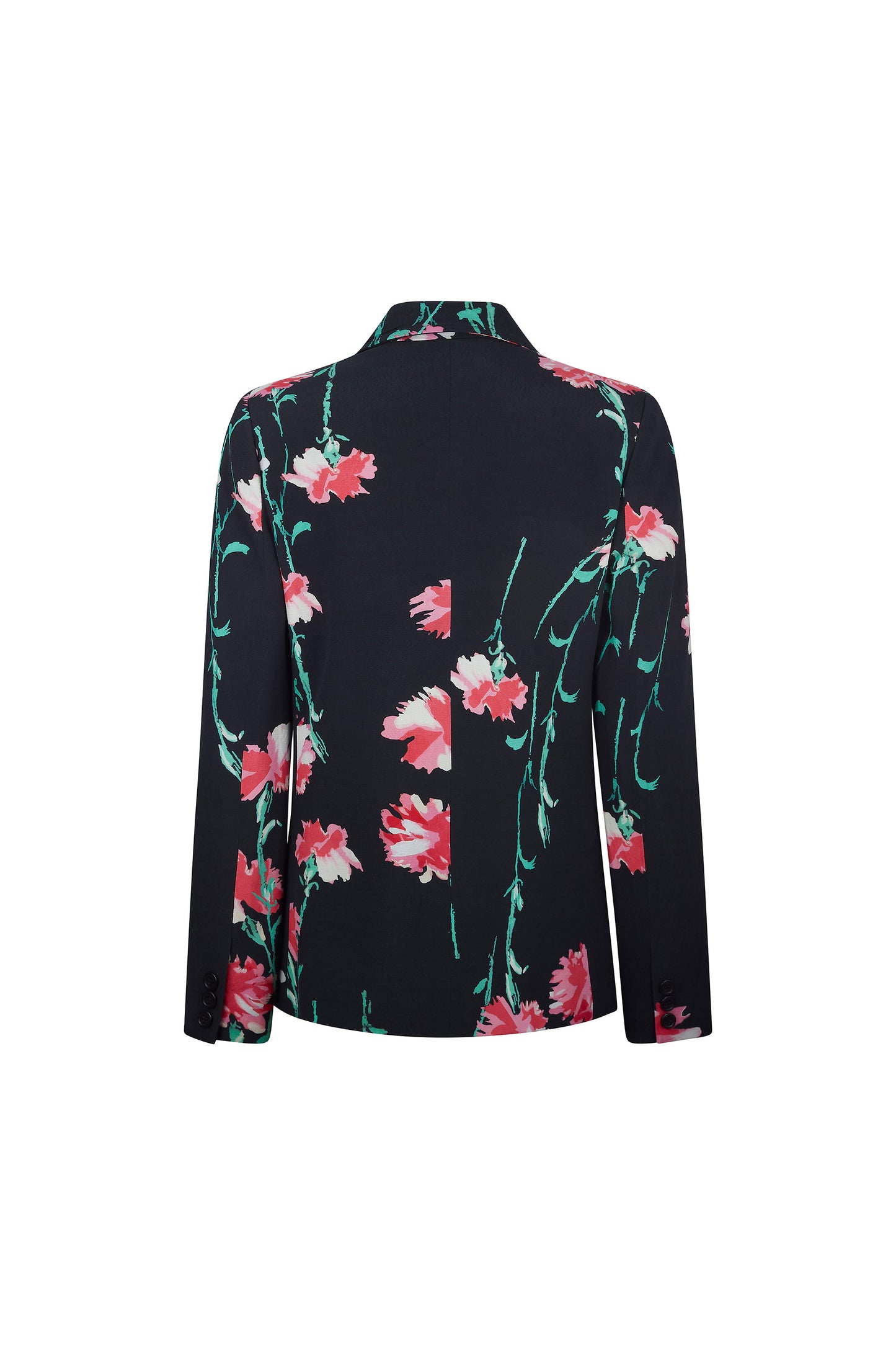 'CECIL BEATON PINK CARNATION' PATCH POCKET JACKET - - Libertine