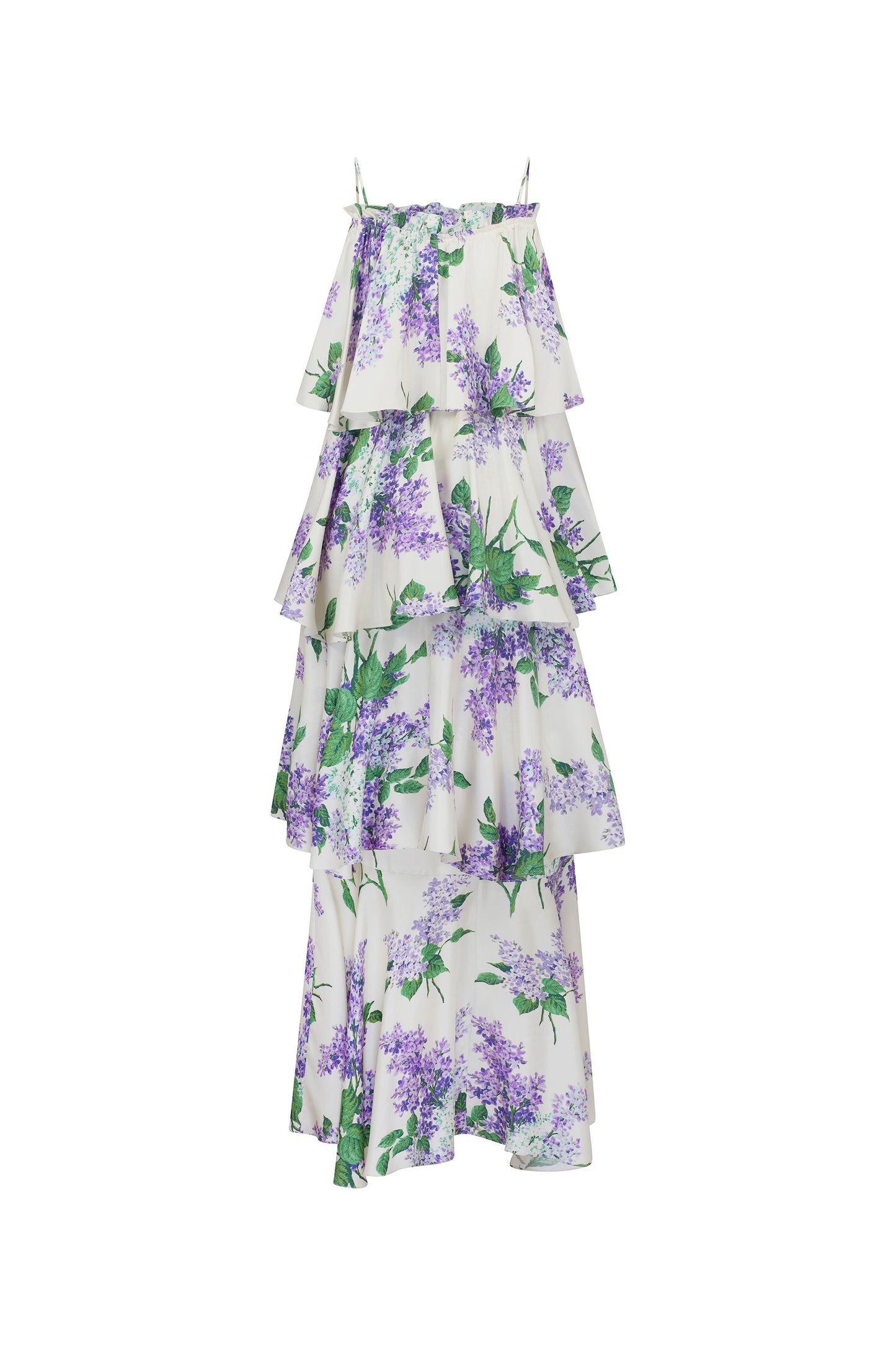 'LILAC GARDEN' CONVERTIBLE RUFFLE DRESS - DRESSES - Libertine