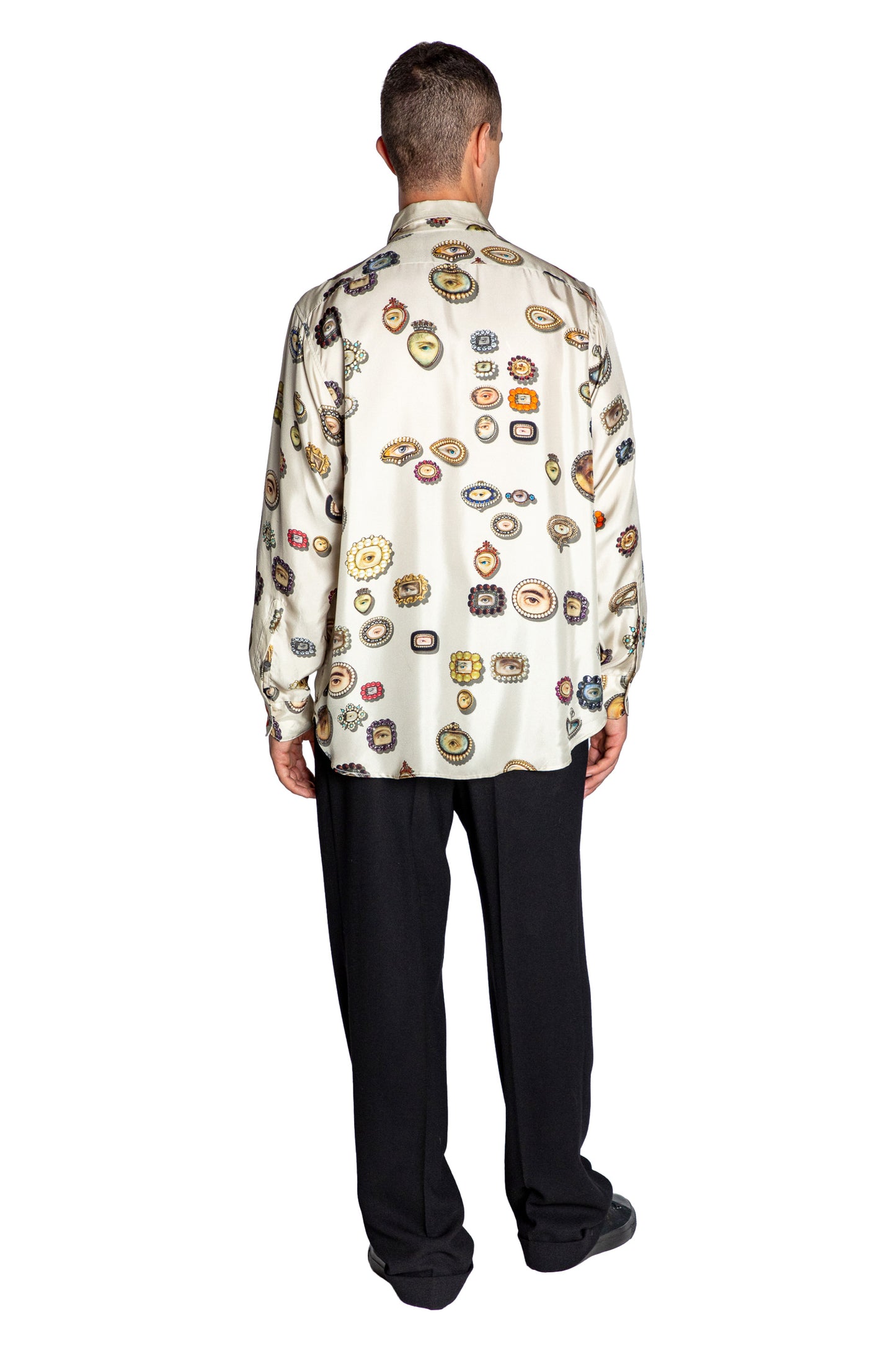 'IVORY LOVERS EYES' CLASSIC SHIRT - - Libertine